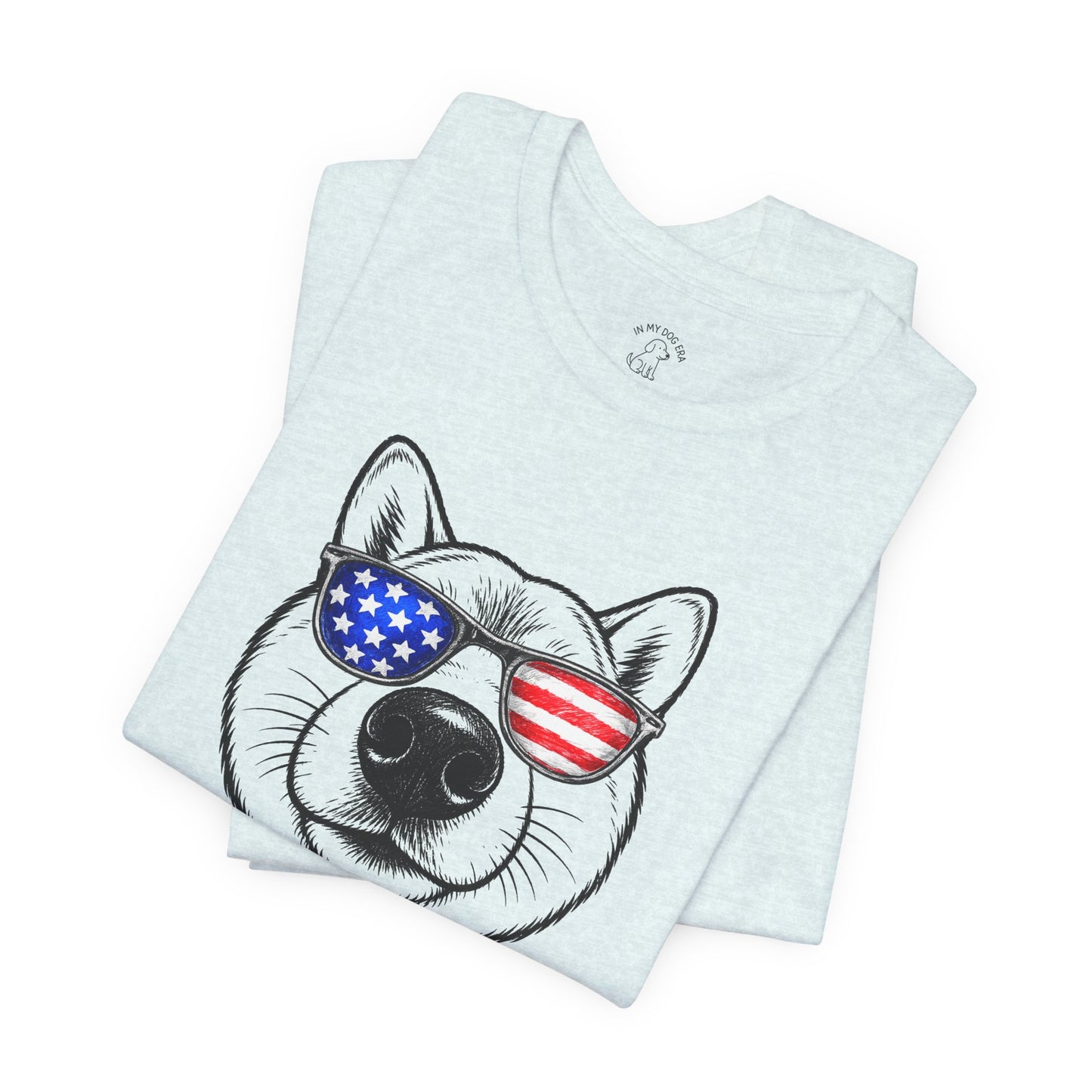 Red, White & BOOP Shiba Inu T-Shirt