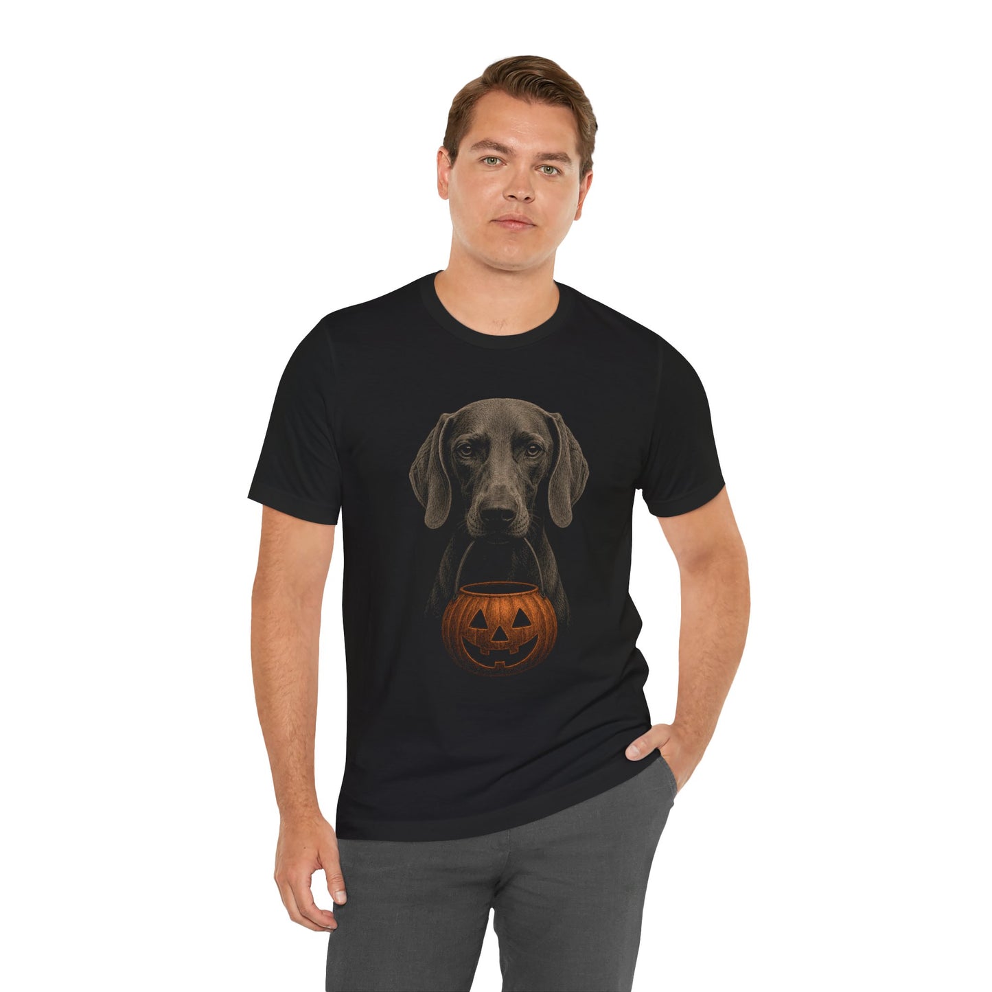 Weimaraner Halloween T-Shirt – Boop or Treat