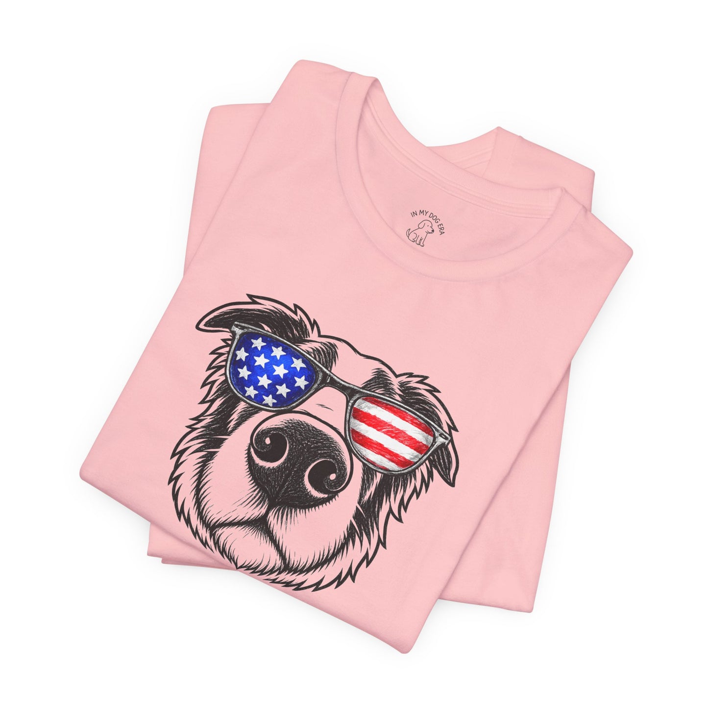 Red, White & BOOP Border Collie T-Shirt