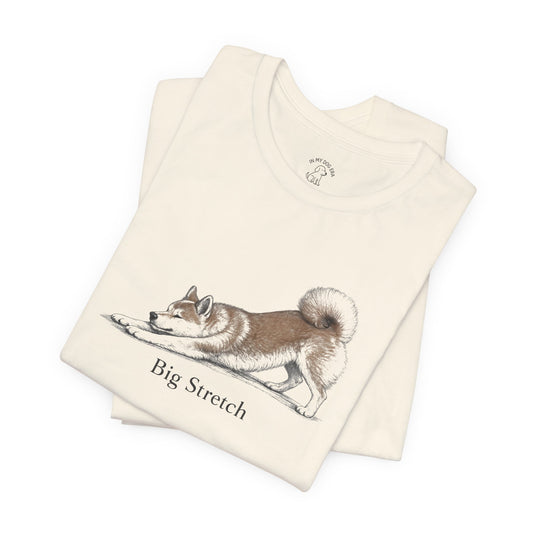 Big Stretch Shiba Inu T-Shirt