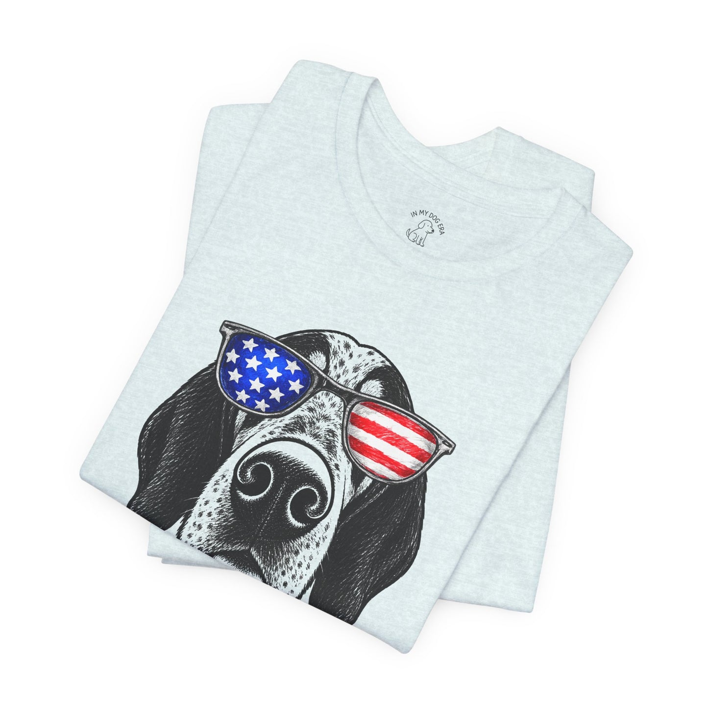 Red, White & BOOP Bluetick Coonhound T-Shirt
