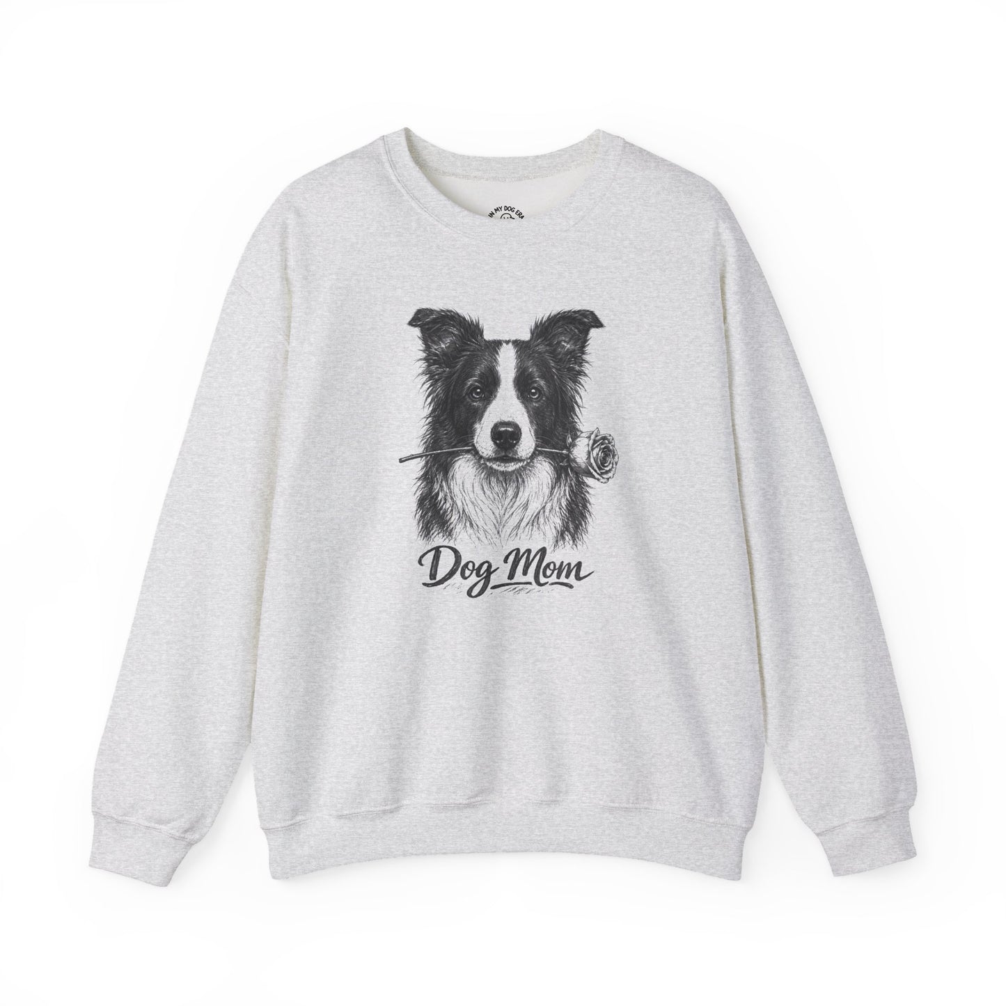 Border Collie Dog Mom Sweatshirt (Rose Collection)