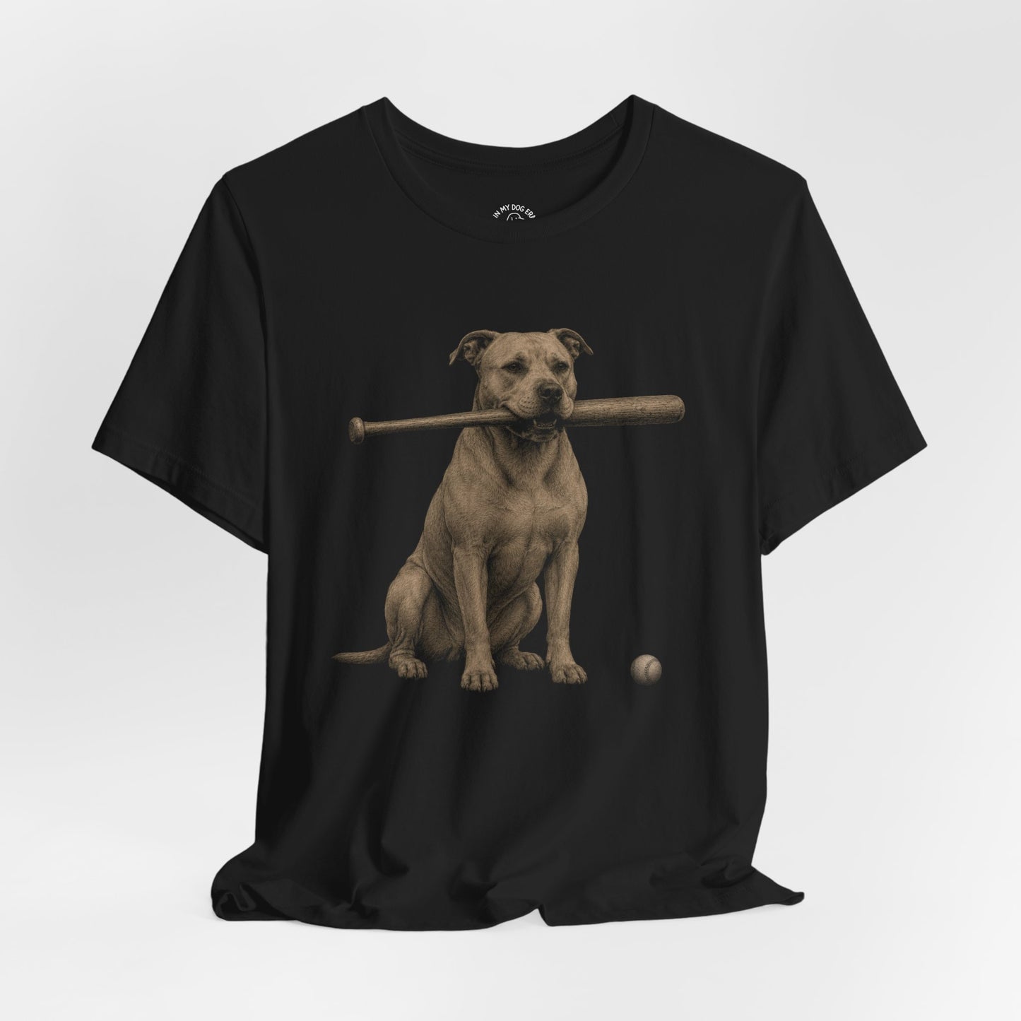 Bat Dog Pit Bull (Tan) T-Shirt