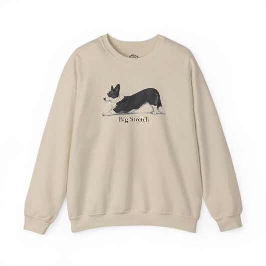 Big Stretch Corgi Sweatshirt (Cardigan Welsh Corgi)