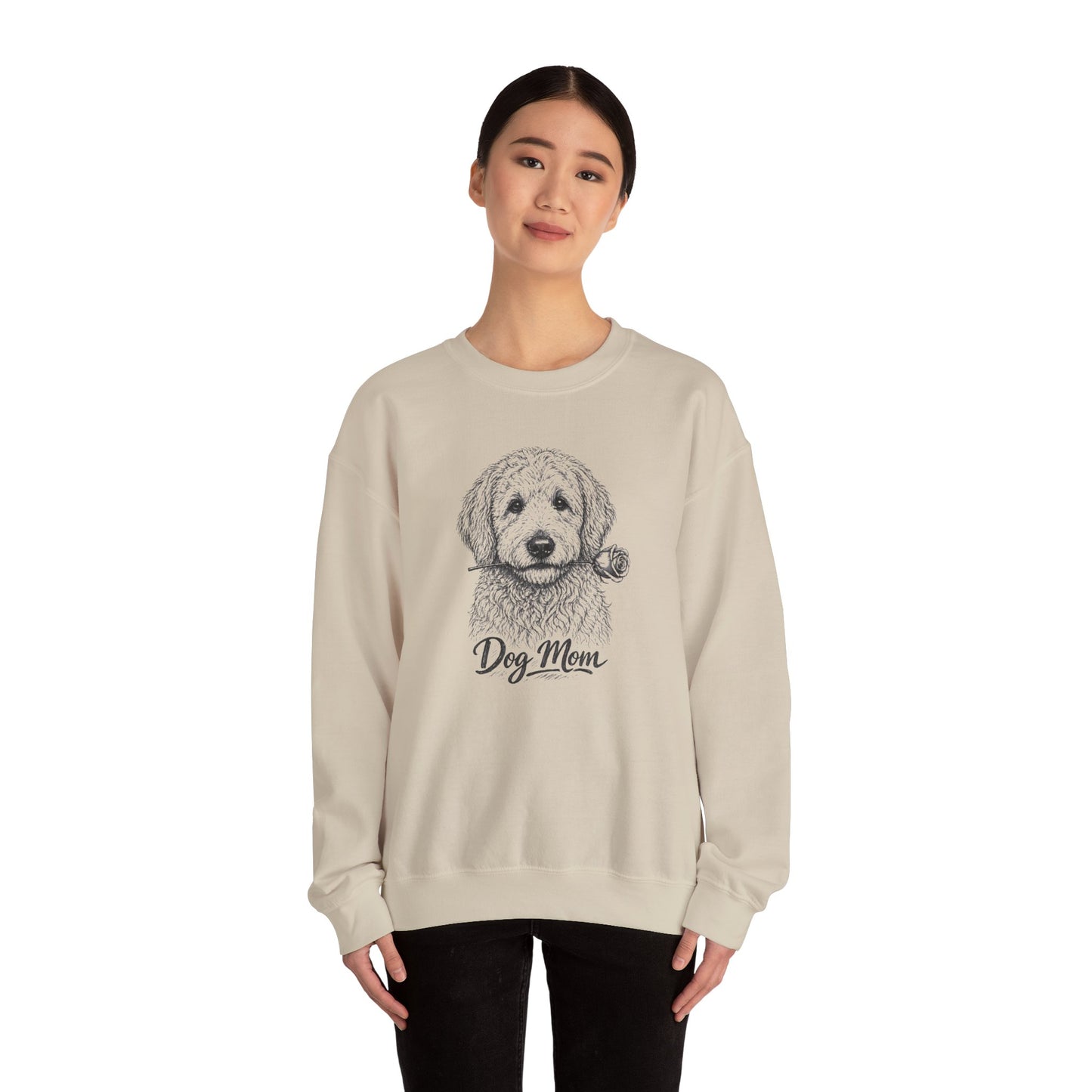 Goldendoodle Dog Mom Sweatshirt (Rose Collection)