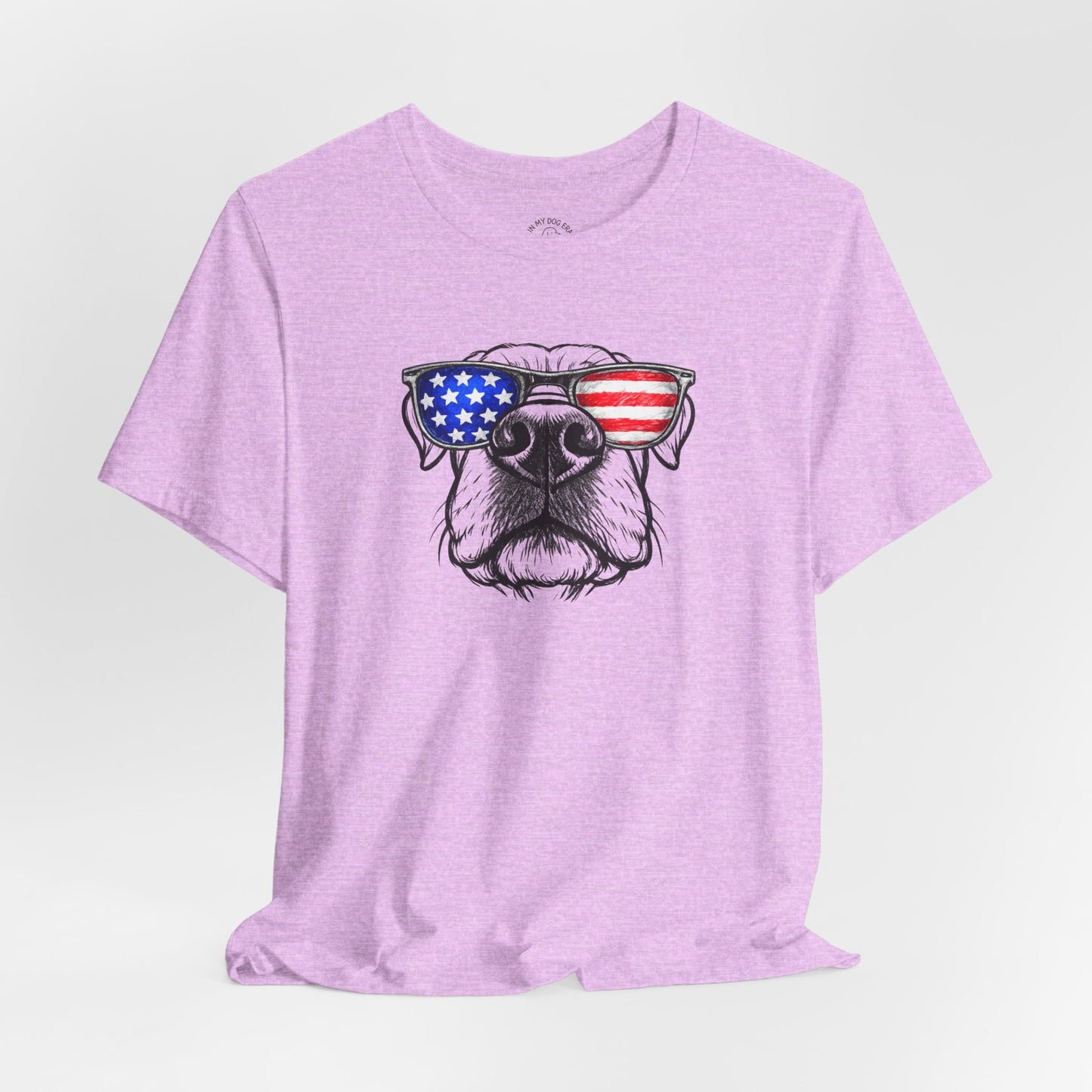 Red, White & BOOP Cane Corso T-Shirt (Natural Ears)