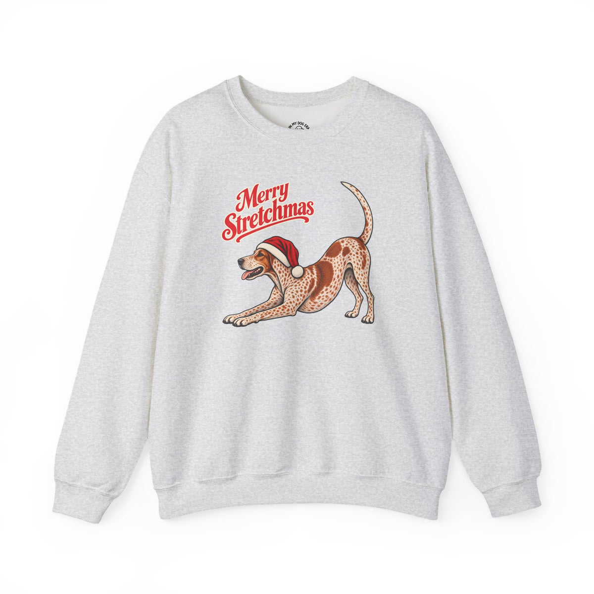 American English Coonhound Christmas Sweatshirt | Merry Stretchmas