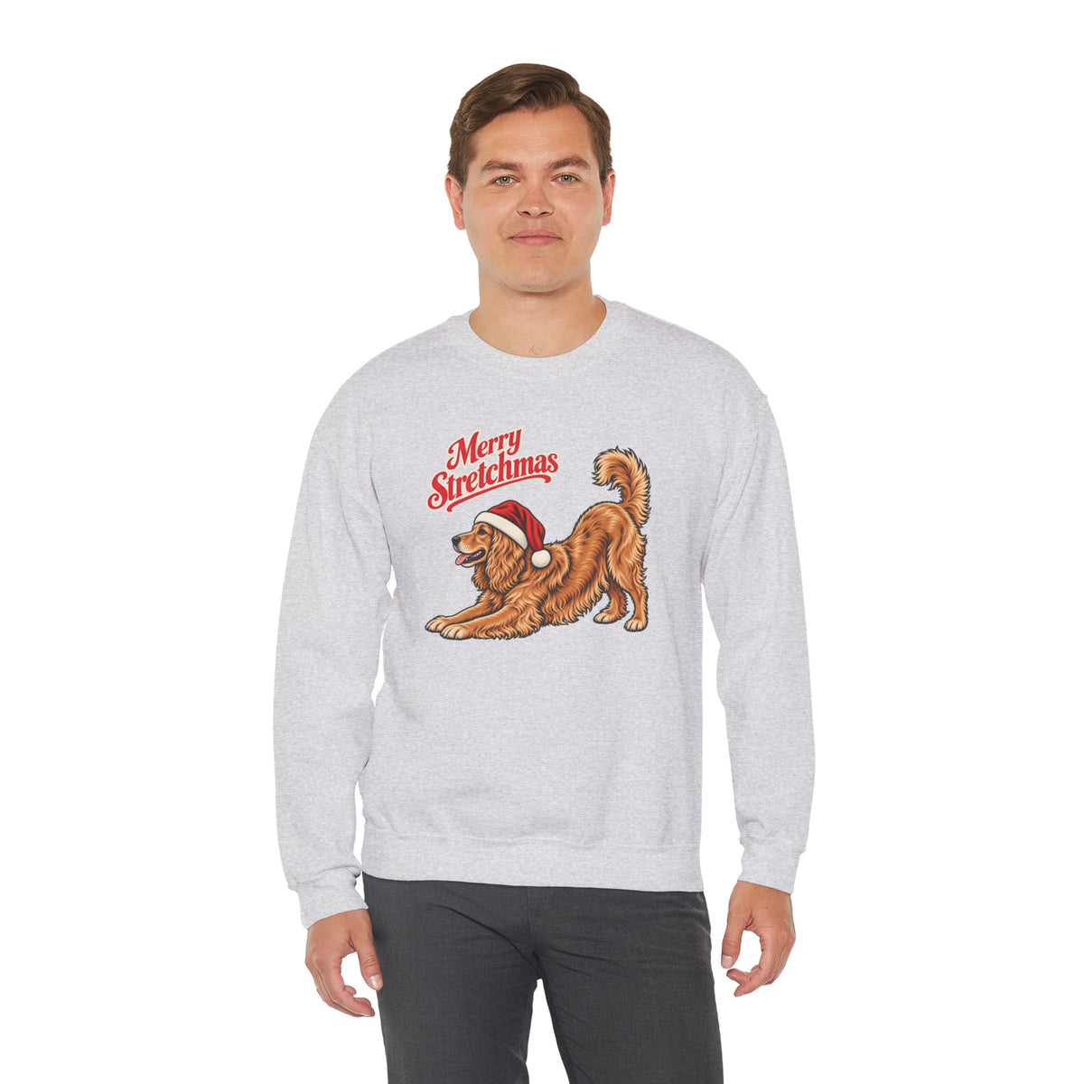 English Cocker Spaniel Christmas Sweatshirt | Merry Stretchmas