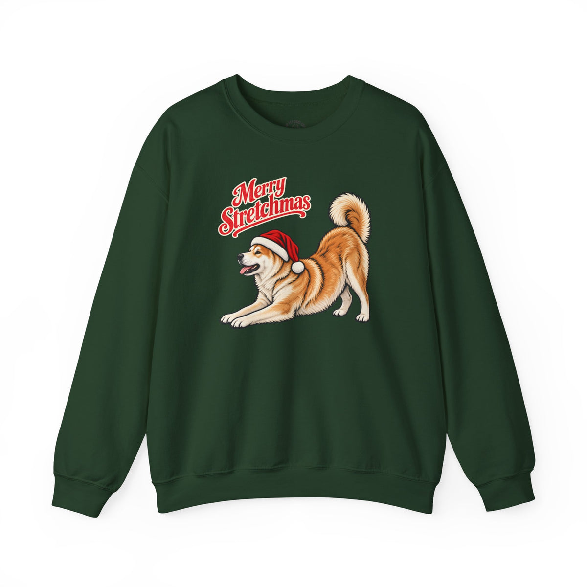 Akita Christmas Sweatshirt | Merry Stretchmas