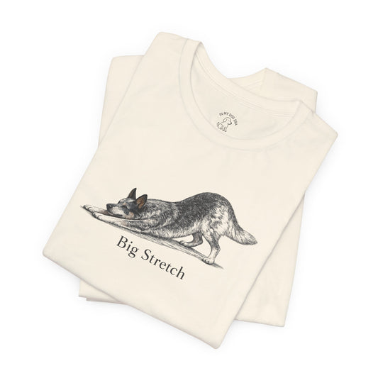 Big Stretch Australian Cattle Dog T-Shirt (Blue Heeler)