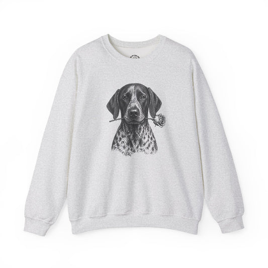 German Shorthaired Pointer GSP Rose Collection Sweatshirt