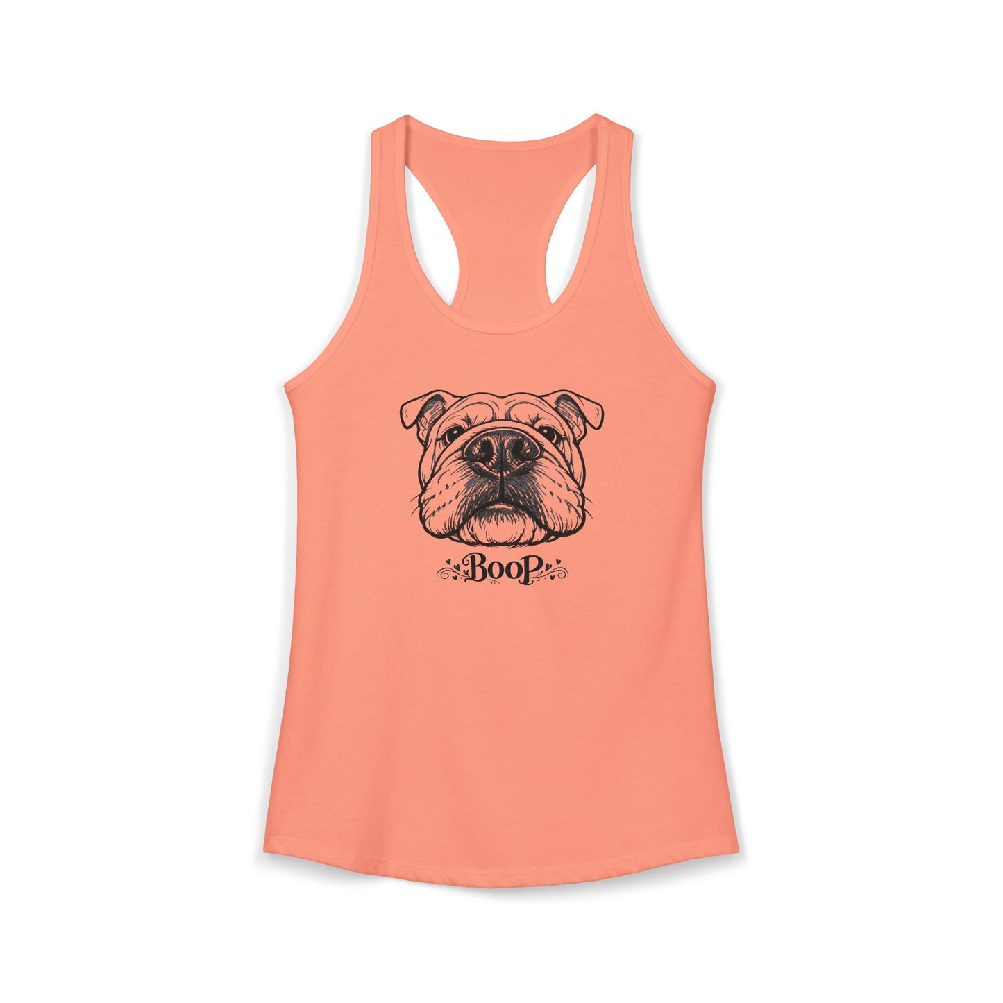 BOOP English Bulldog - Women's Racerback Tanktop