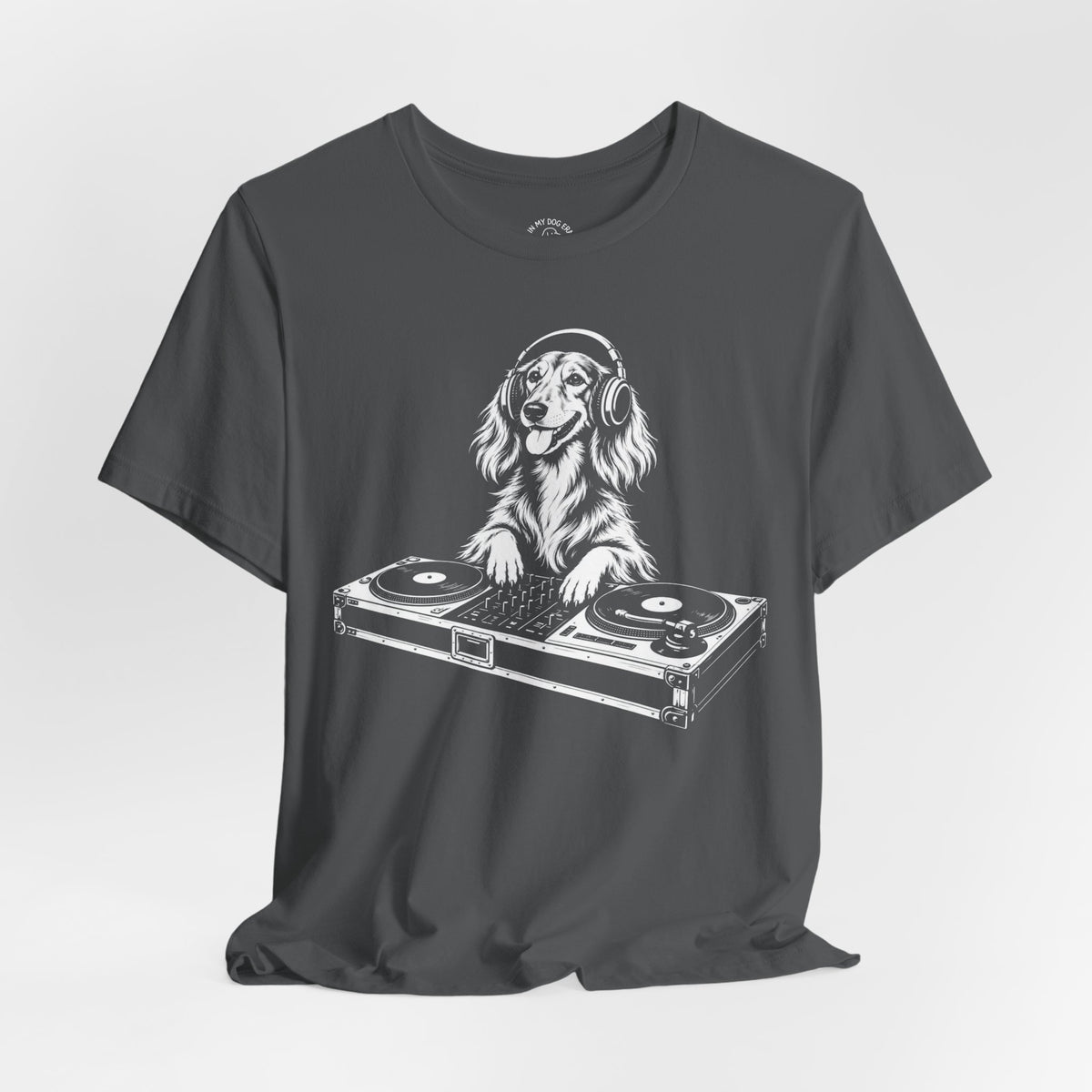 Long-Haired Dachshund DJ T-Shirt