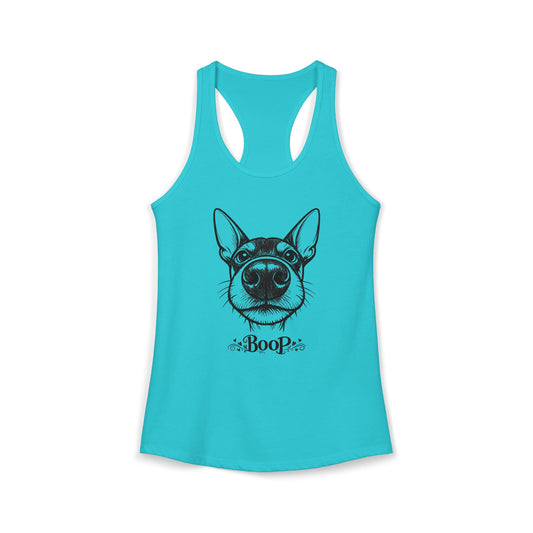 BOOP Miniature Pinscher - Women's Racerback Tanktop