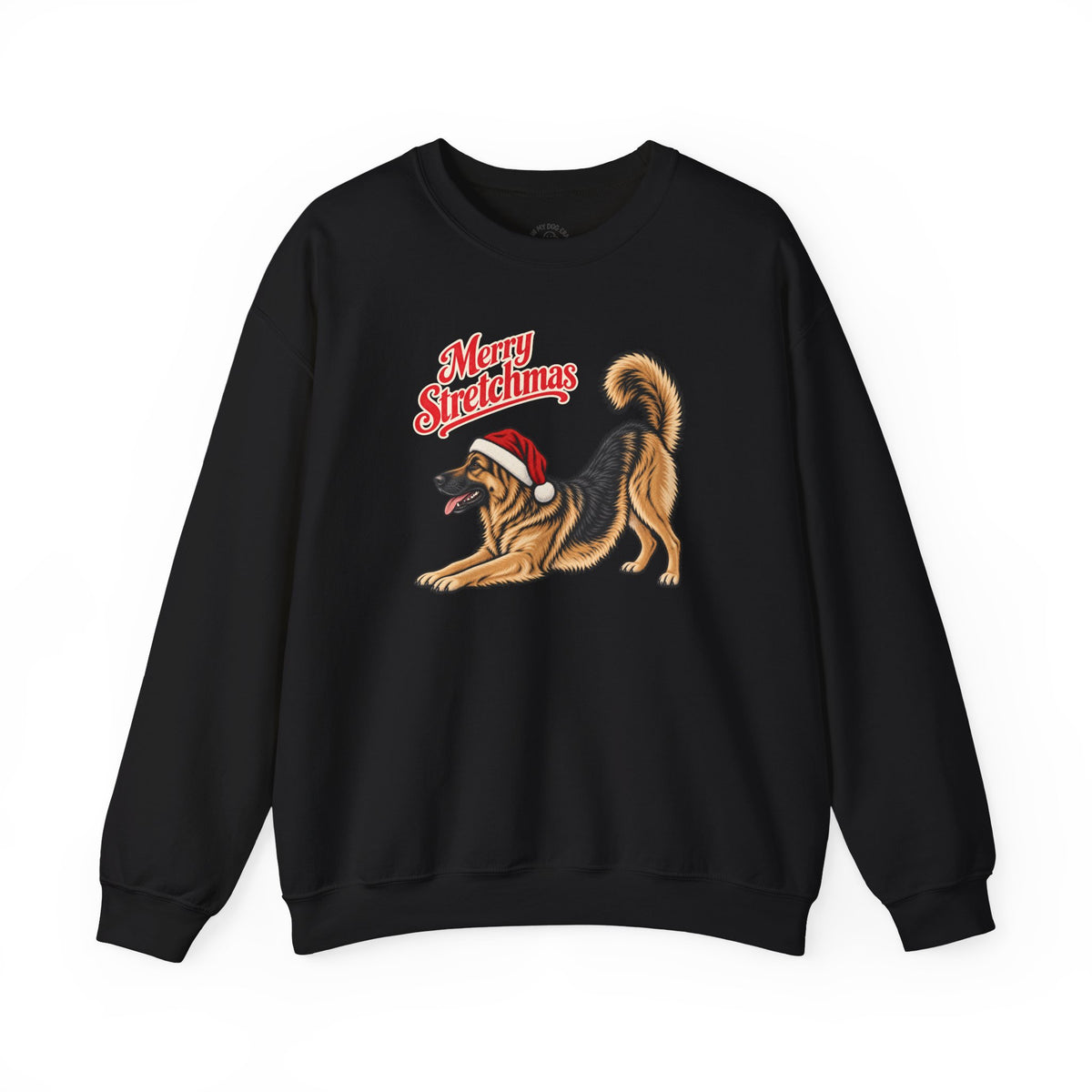 German Shepherd Christmas Sweatshirt | Merry Stretchmas