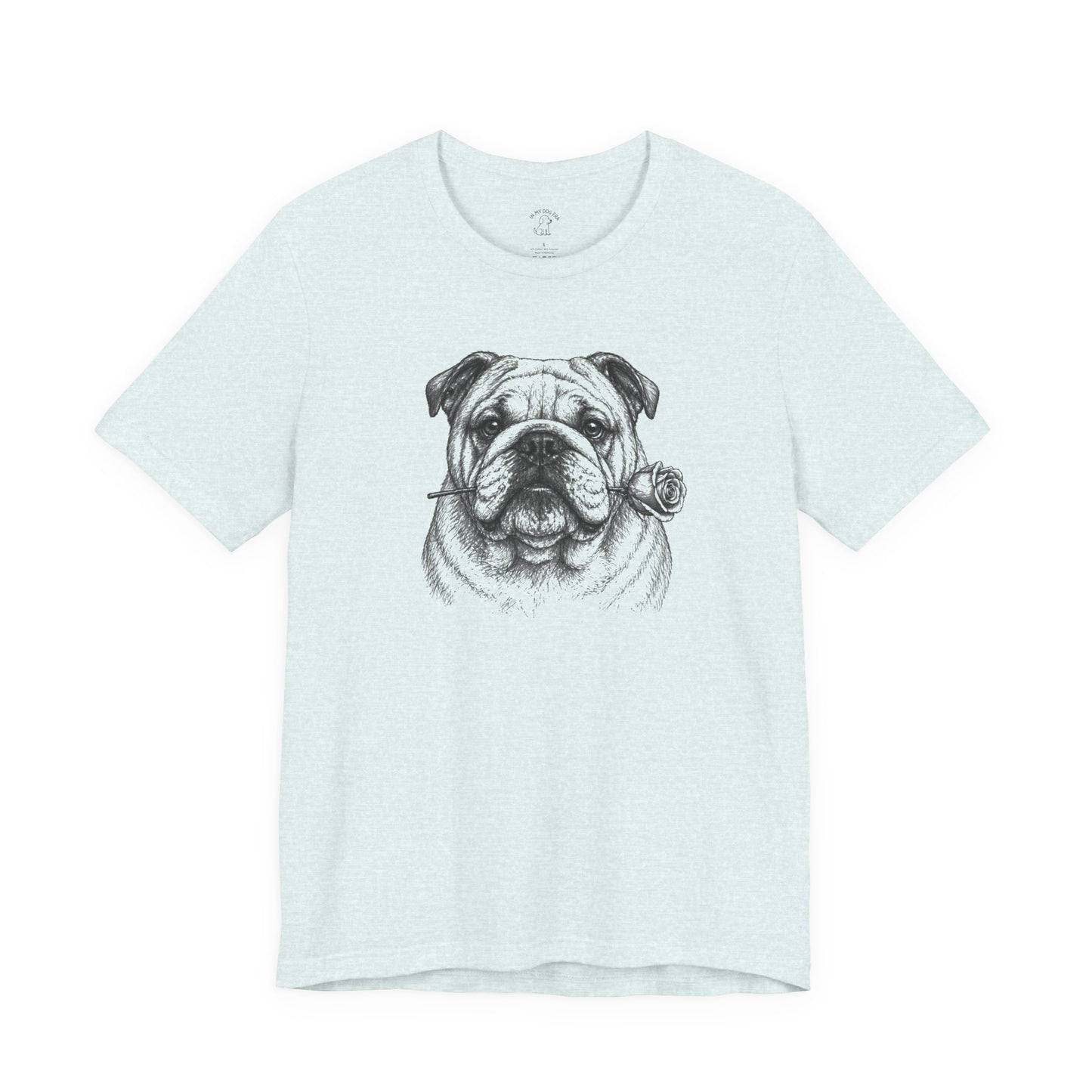 English Bulldog Rose Collection T-Shirt