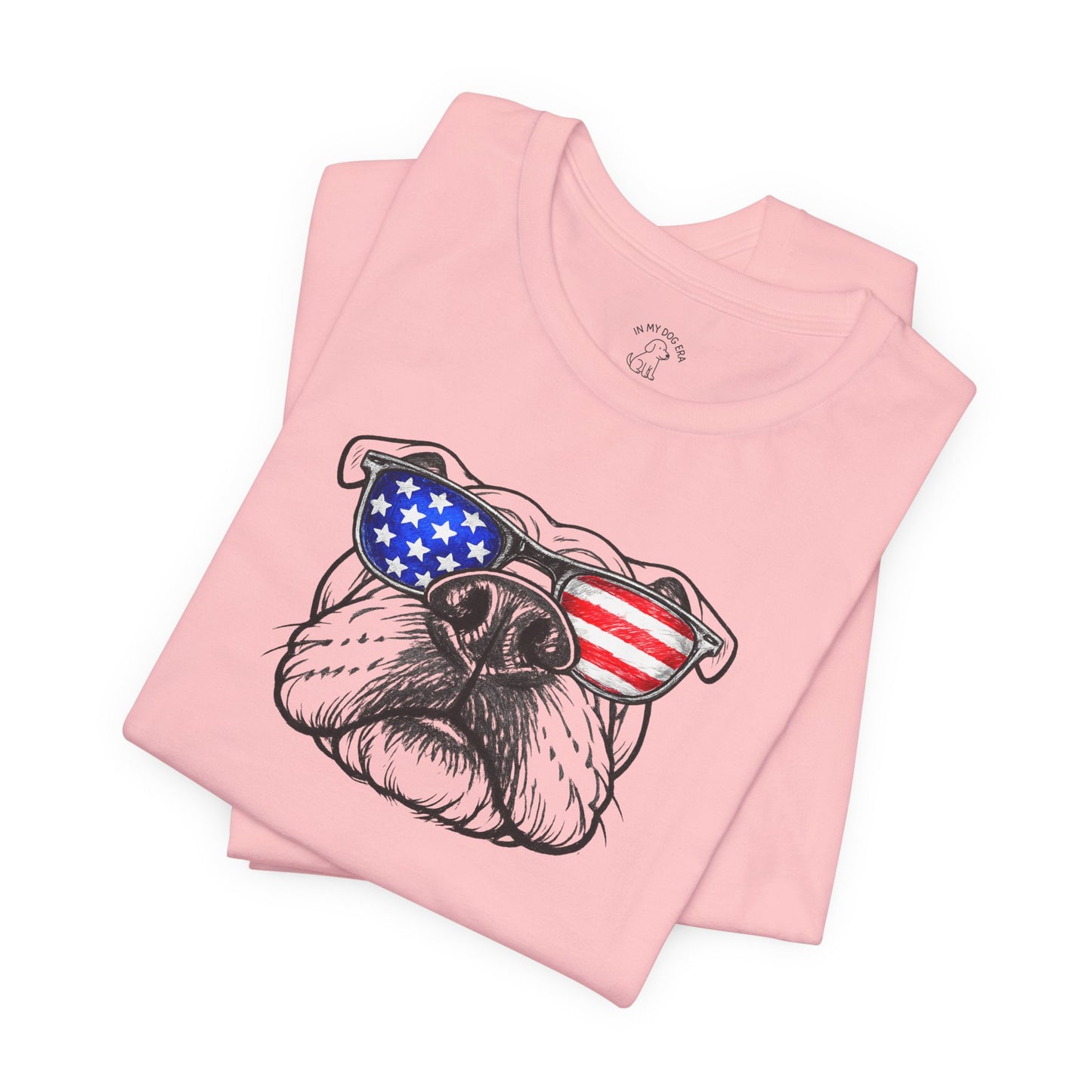 Red, White & BOOP English Bulldog T-Shirt