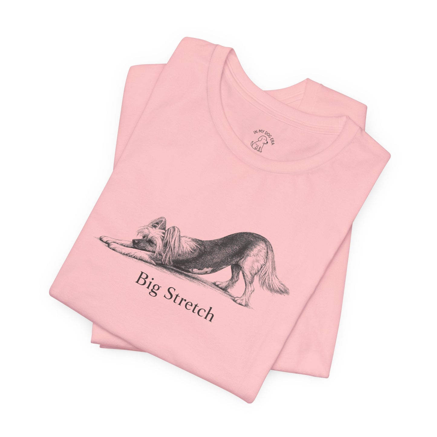 Big Stretch Chinese Crested Dog T-Shirt