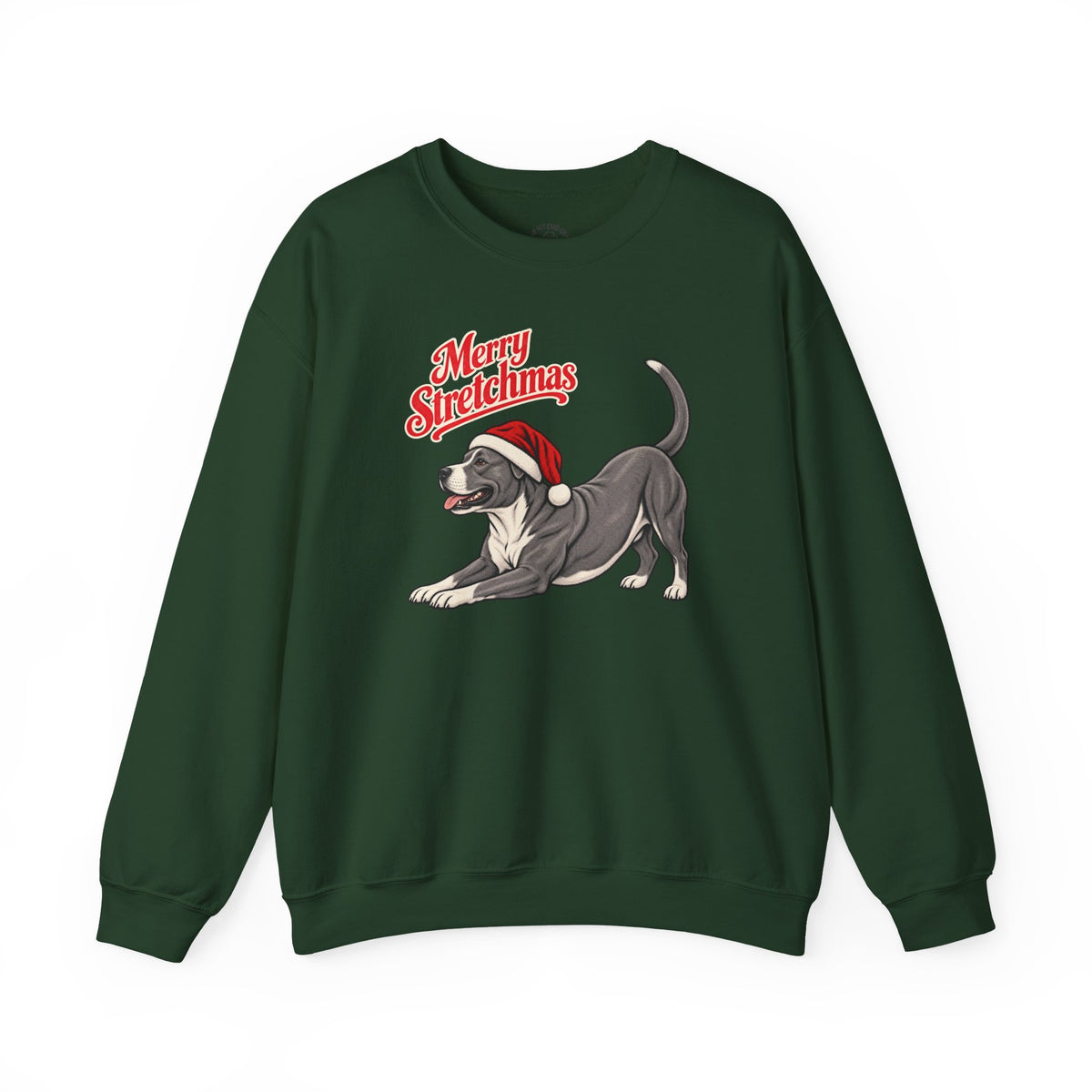 American Staffordshire Terrier Christmas Sweatshirt | Merry Stretchmas