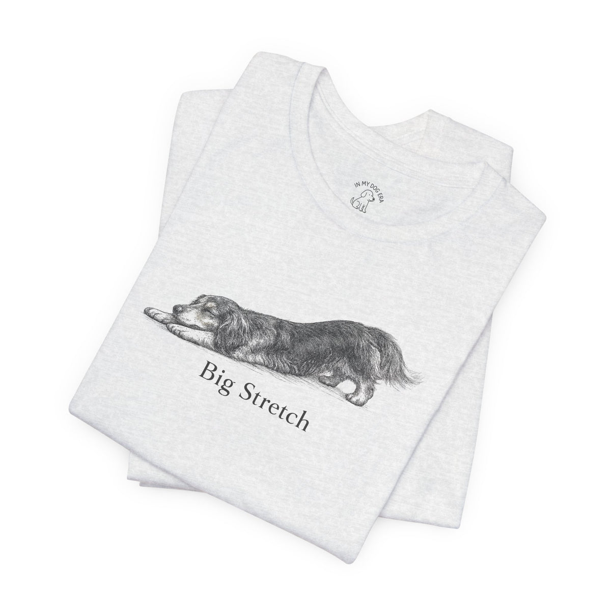 Big Stretch Long-Haired Dachshund T-Shirt