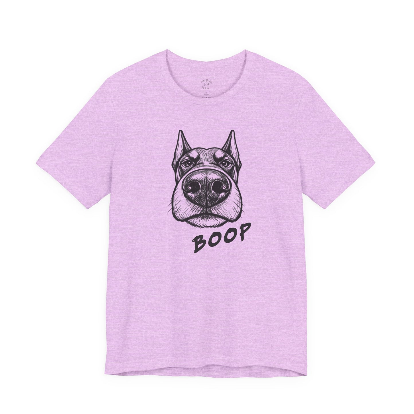 BOOP Classic - Doberman - Unisex T-Shirt (Cropped Ears)