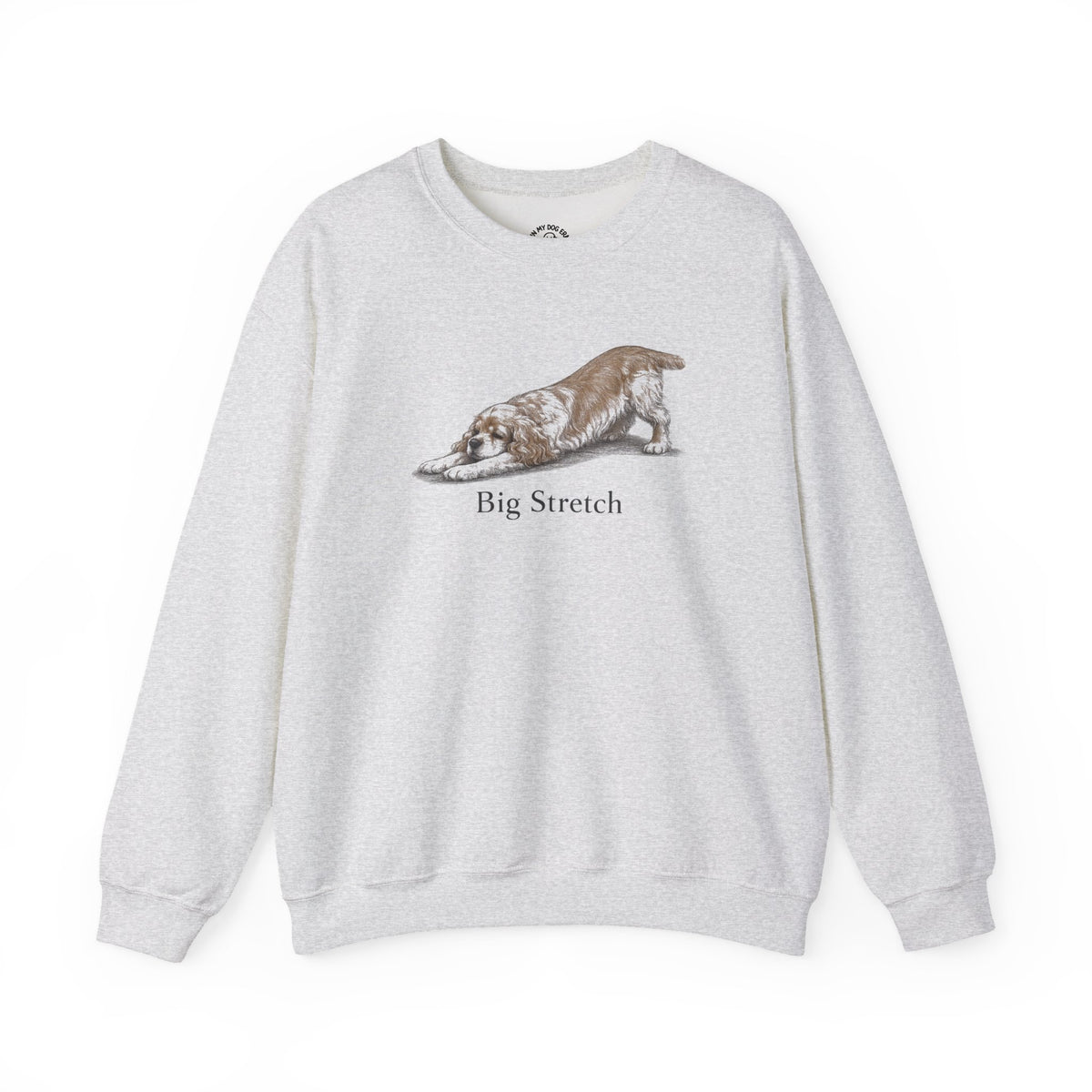 Big Stretch American Cocker Spaniel Sweatshirt (Docked Tail)