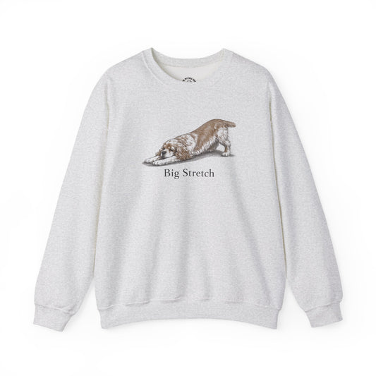 Big Stretch American Cocker Spaniel Sweatshirt (Docked Tail)