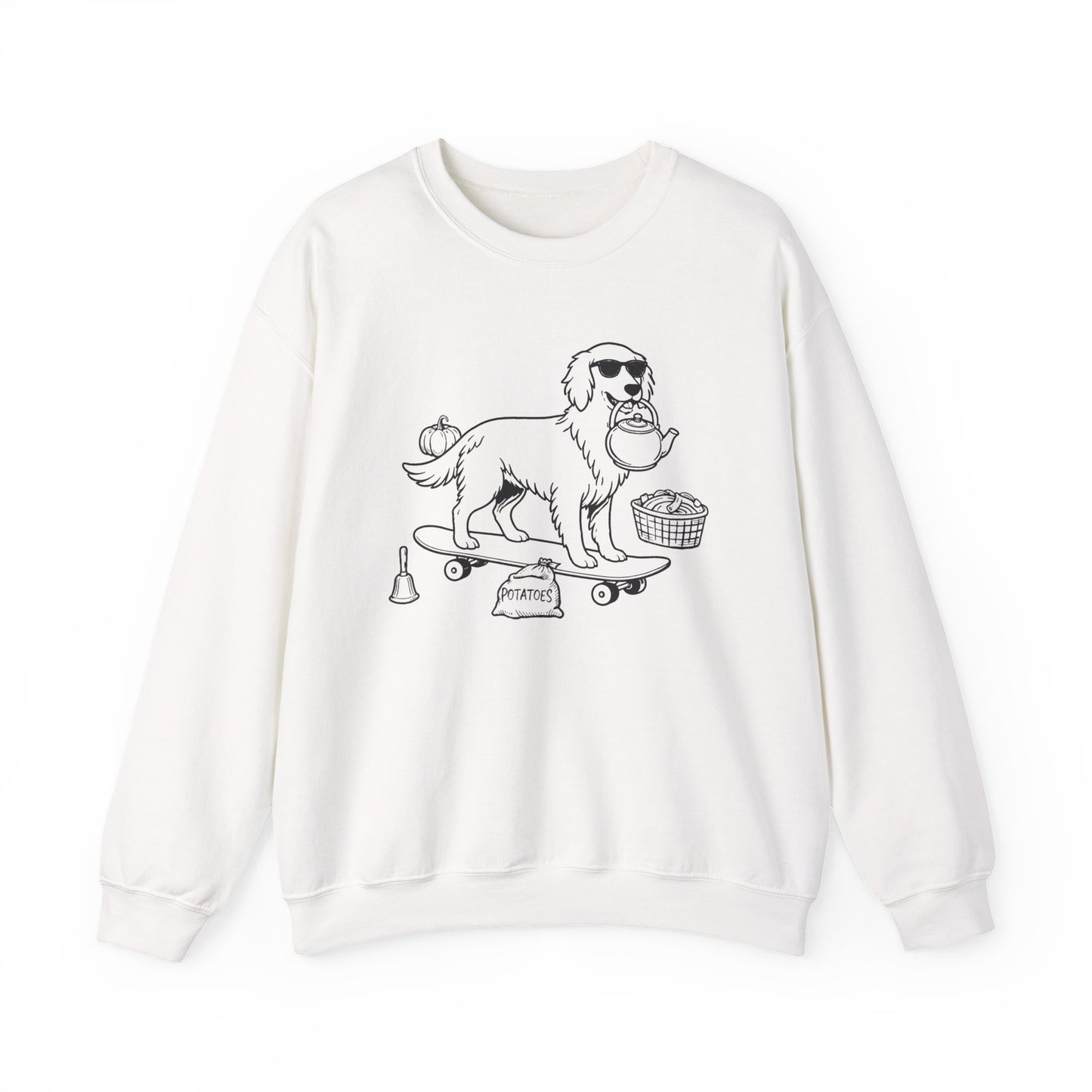 Duke on a Skateboard Sweatshirt