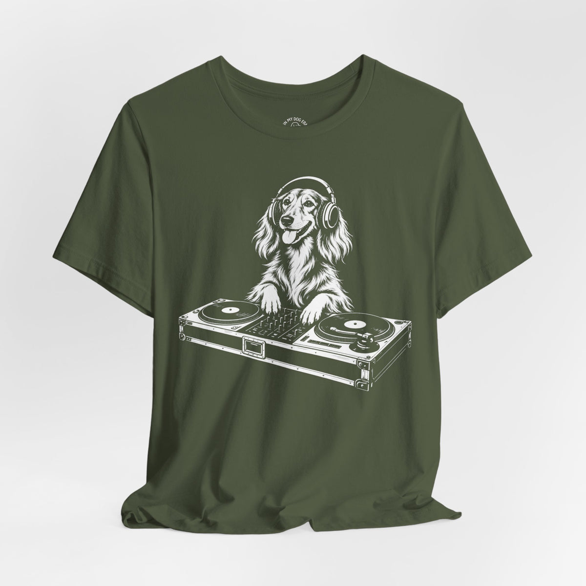 Long-Haired Dachshund DJ T-Shirt