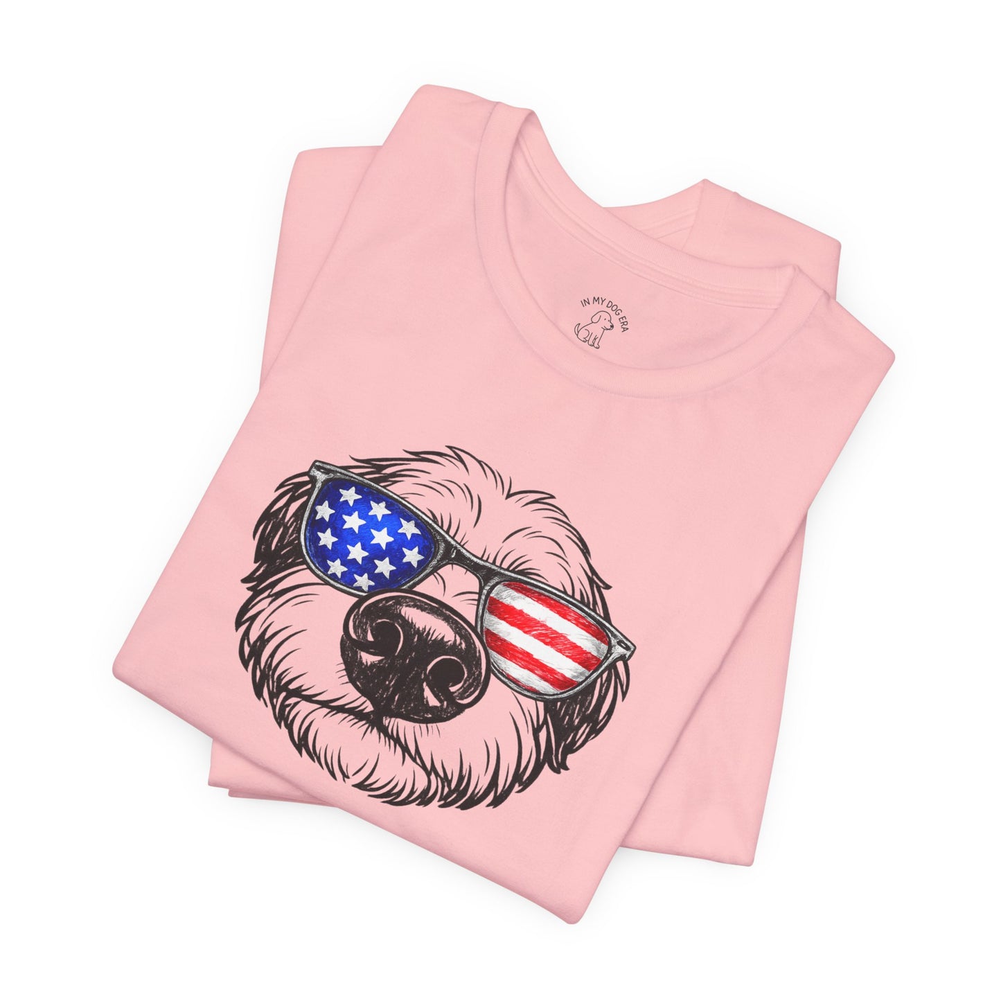 Red, White & BOOP Bernedoodle T-Shirt
