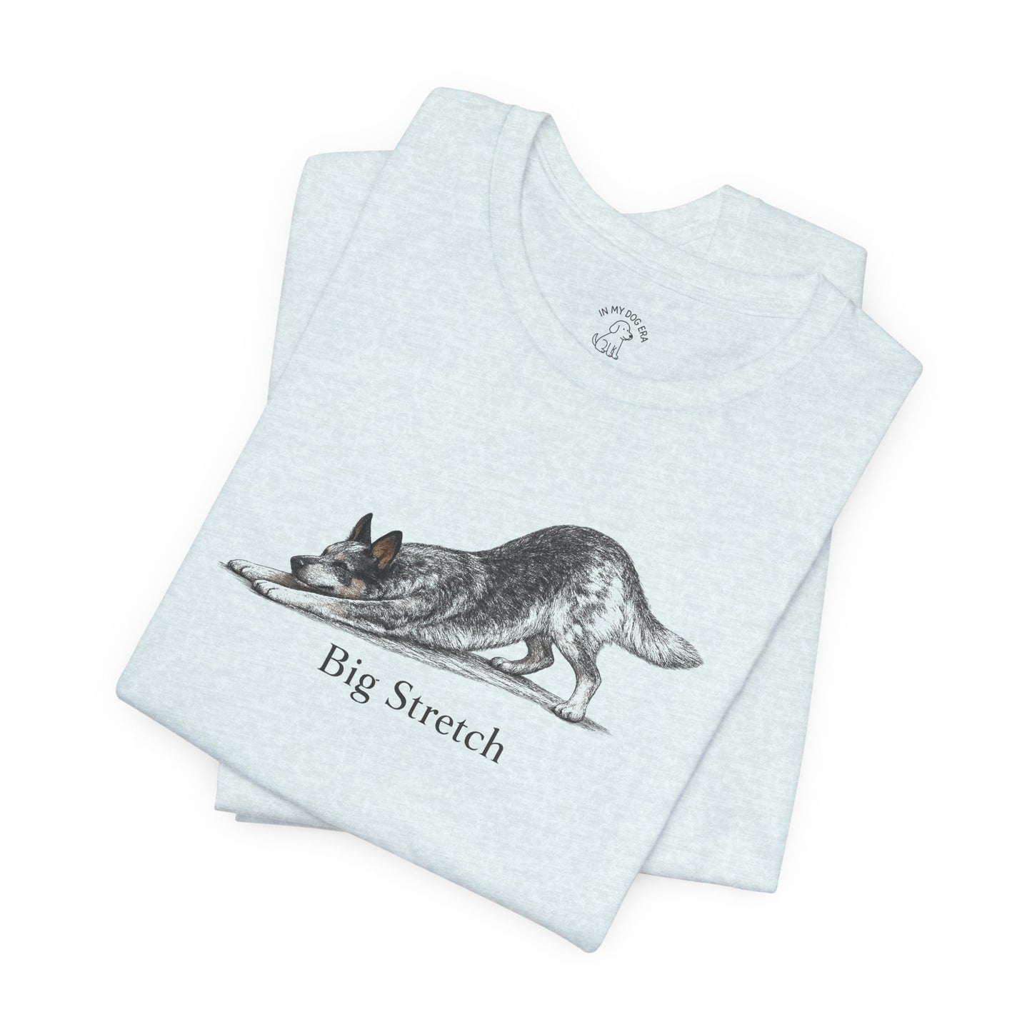 Big Stretch Australian Cattle Dog T-Shirt (Blue Heeler)