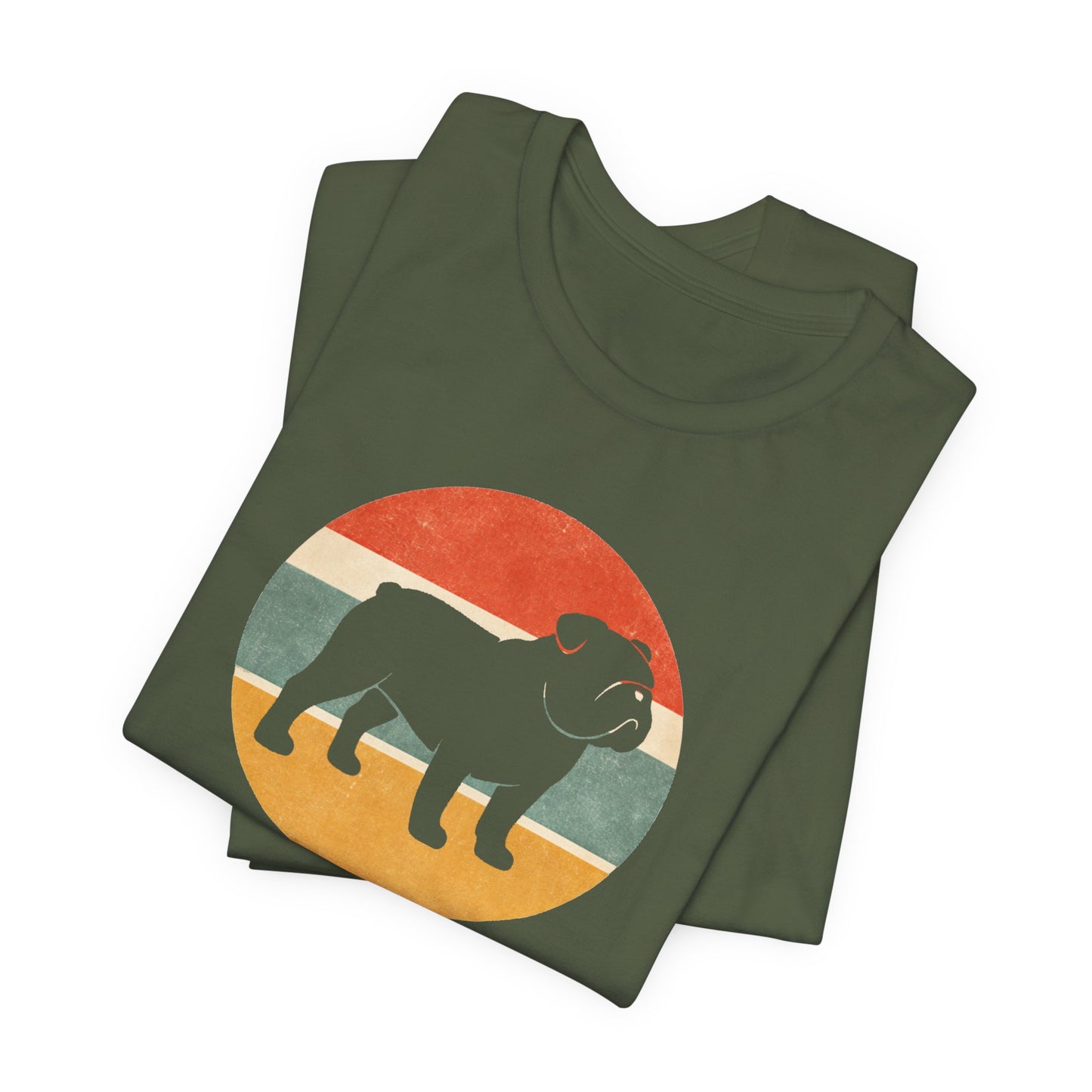 English Bulldog Vintage Retro T-Shirt