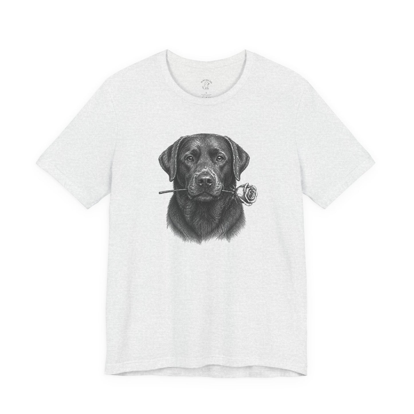 Chocolate Labrador Retriever Rose Collection T-Shirt