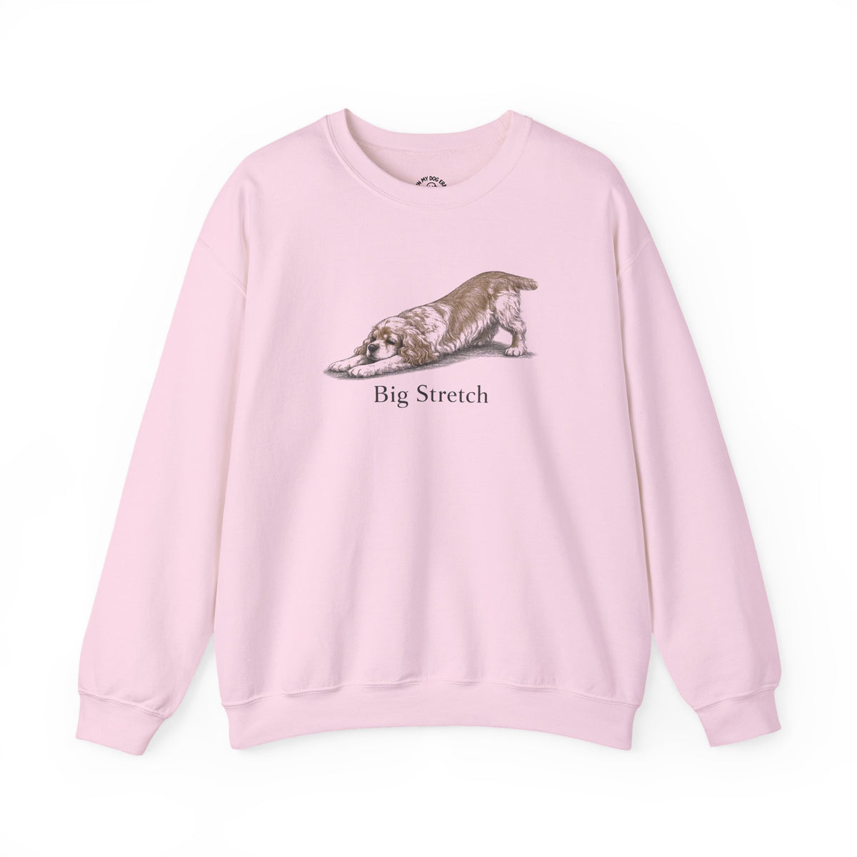 Big Stretch American Cocker Spaniel Sweatshirt (Docked Tail)