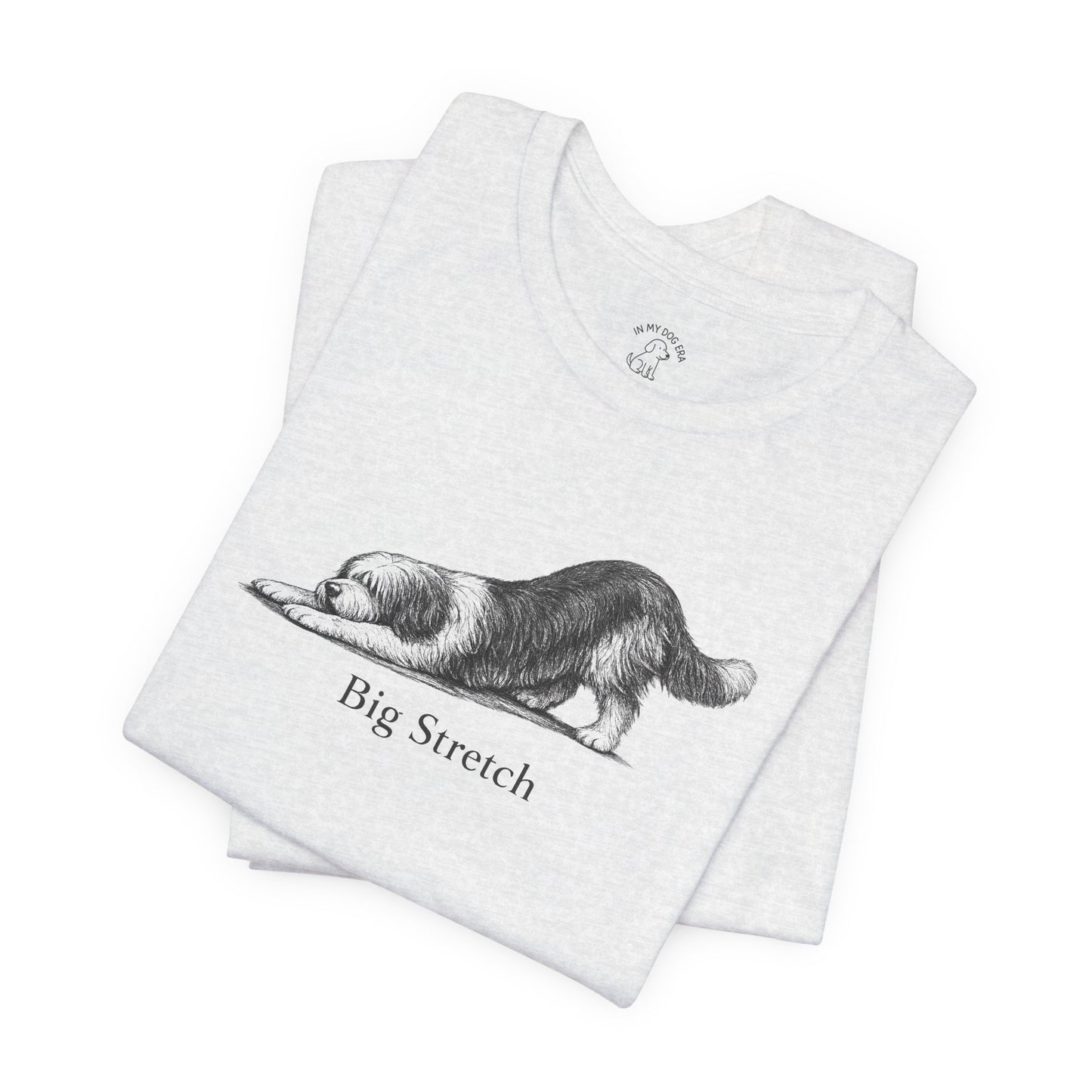 Big Stretch Bearded Collie T-Shirt