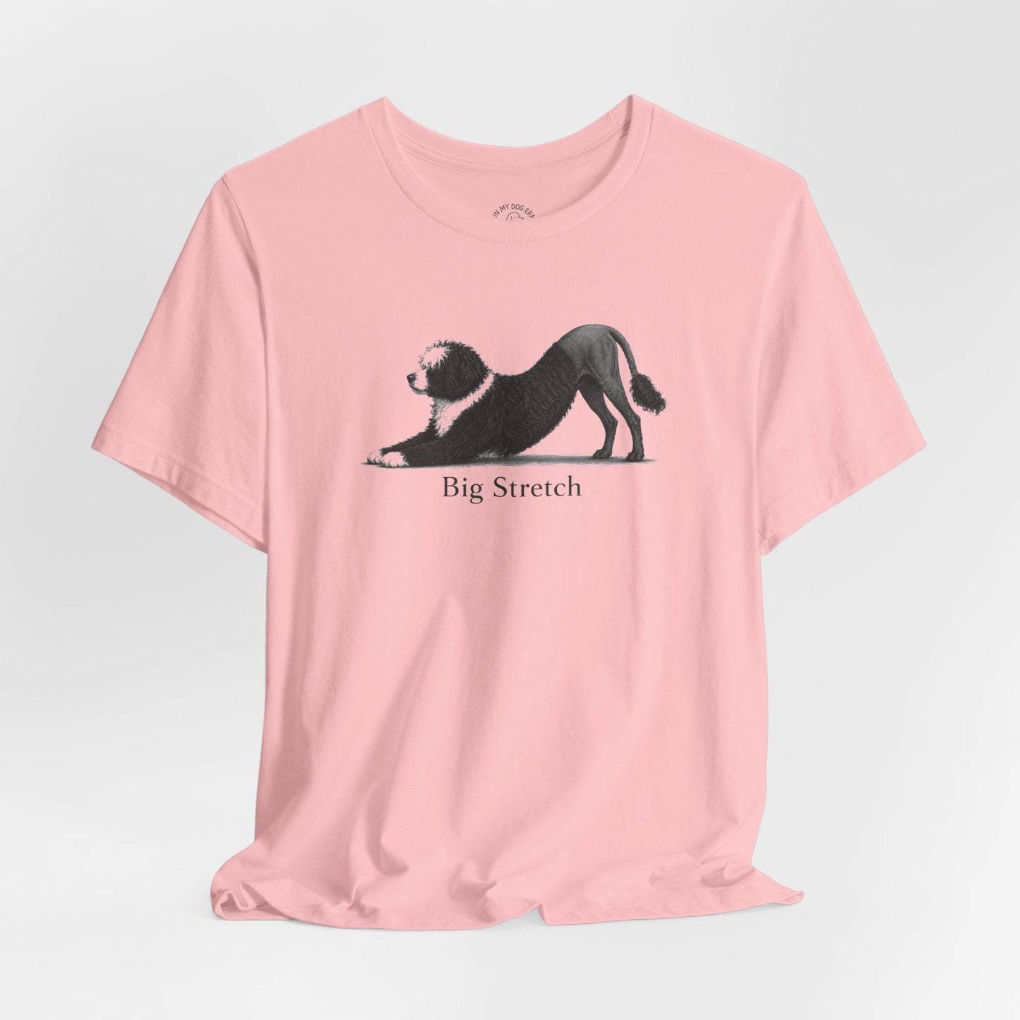 Big Stretch Portuguese Water Dog T-Shirt (Lion Cut)