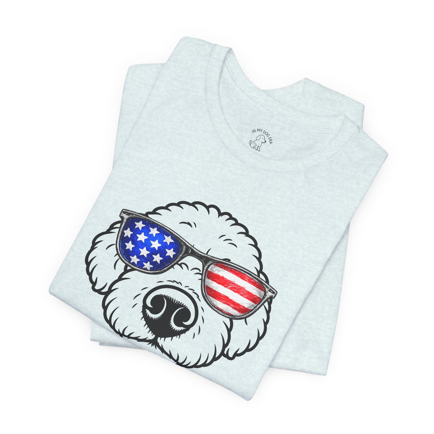 Red, White & BOOP Bichon T-Shirt