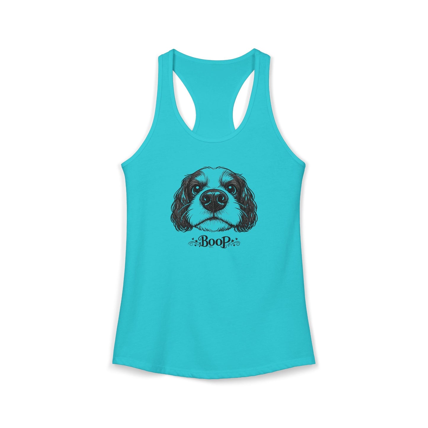 BOOP Cavalier King Charles Spaniel - Women's Racerback Tanktop