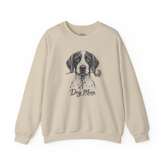 English Pointer Dog Mom Sweatshirt (Rose Collection)