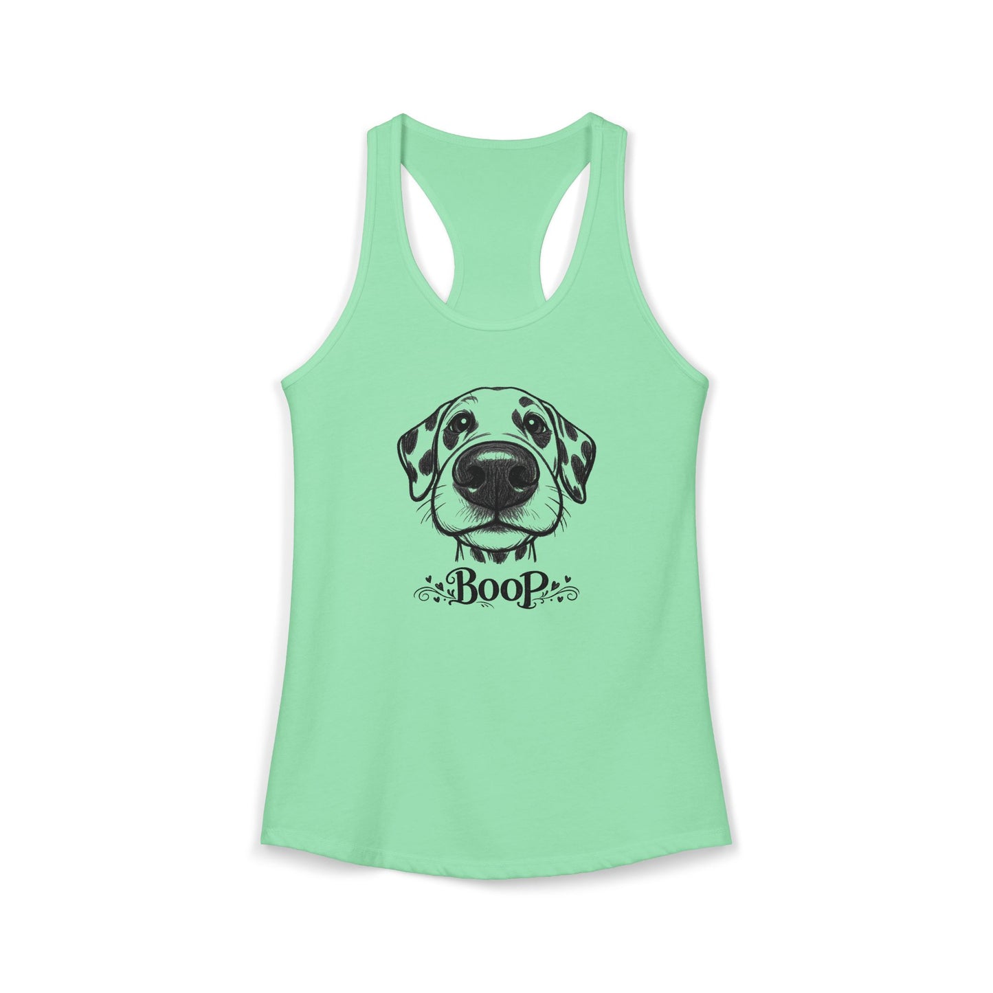 BOOP Dalmatian - Women's Racerback Tanktop