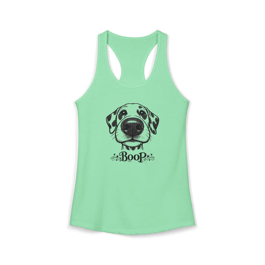 BOOP Dalmatian - Women's Racerback Tanktop