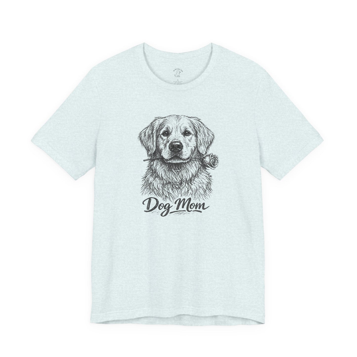 Golden Retriever Dog Mom T-Shirt (Rose Collection)