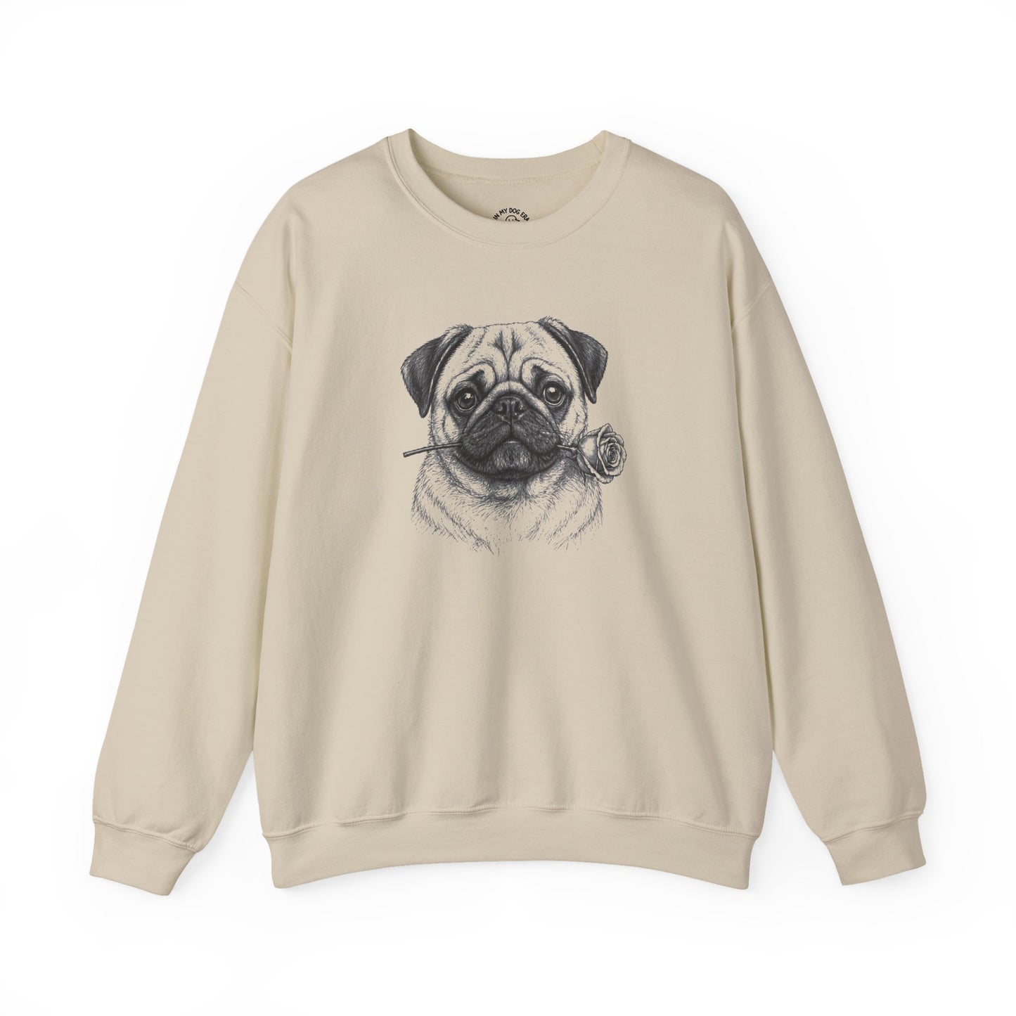 Pug Rose Collection Sweatshirt