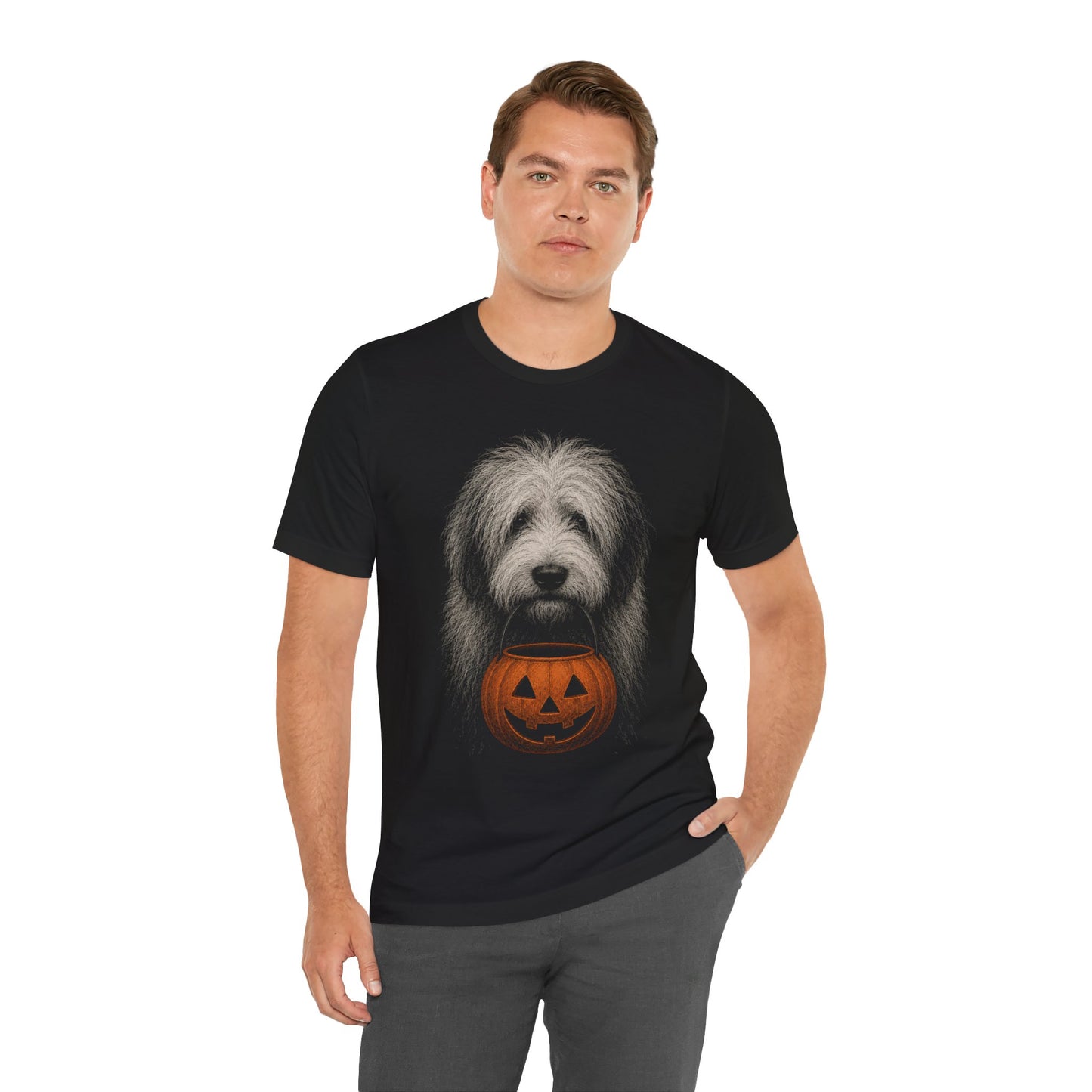 Old English Sheepdog Halloween T-Shirt – Boop or Treat