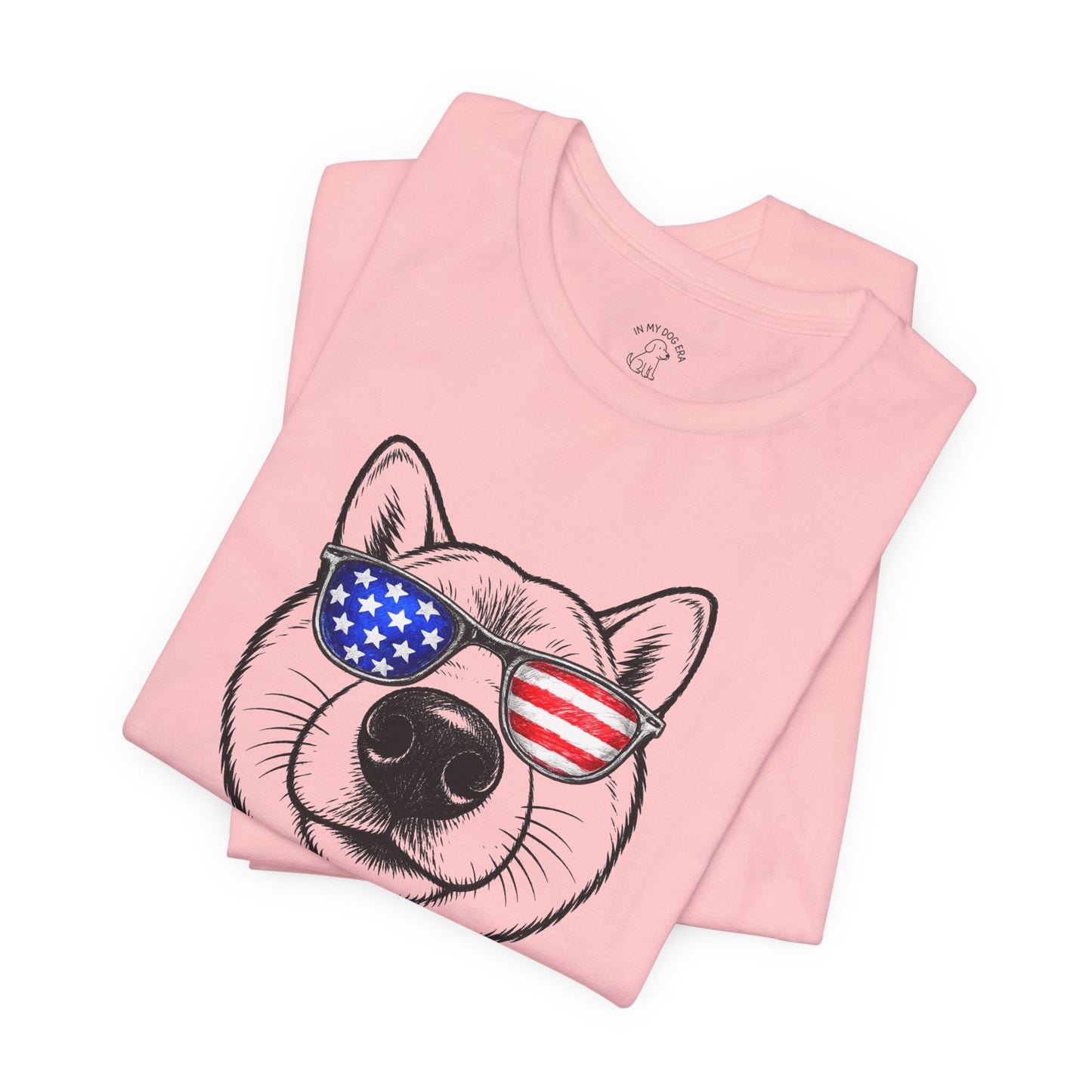 Red, White & BOOP Shiba Inu T-Shirt