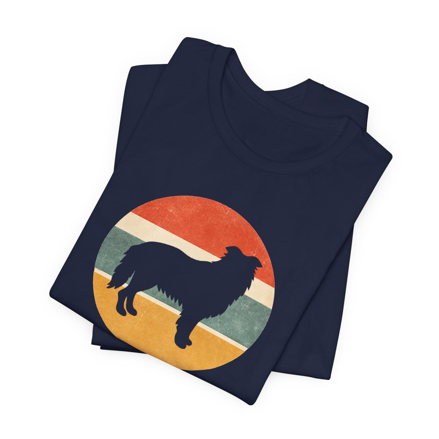 Border Collie Vintage Retro T-Shirt