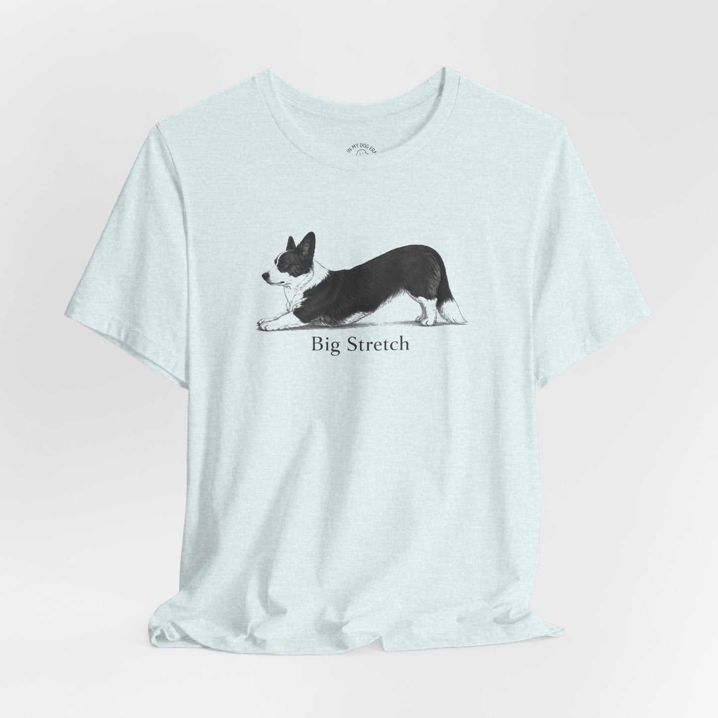 Big Stretch Corgi T-Shirt (Cardigan Welsh Corgi)