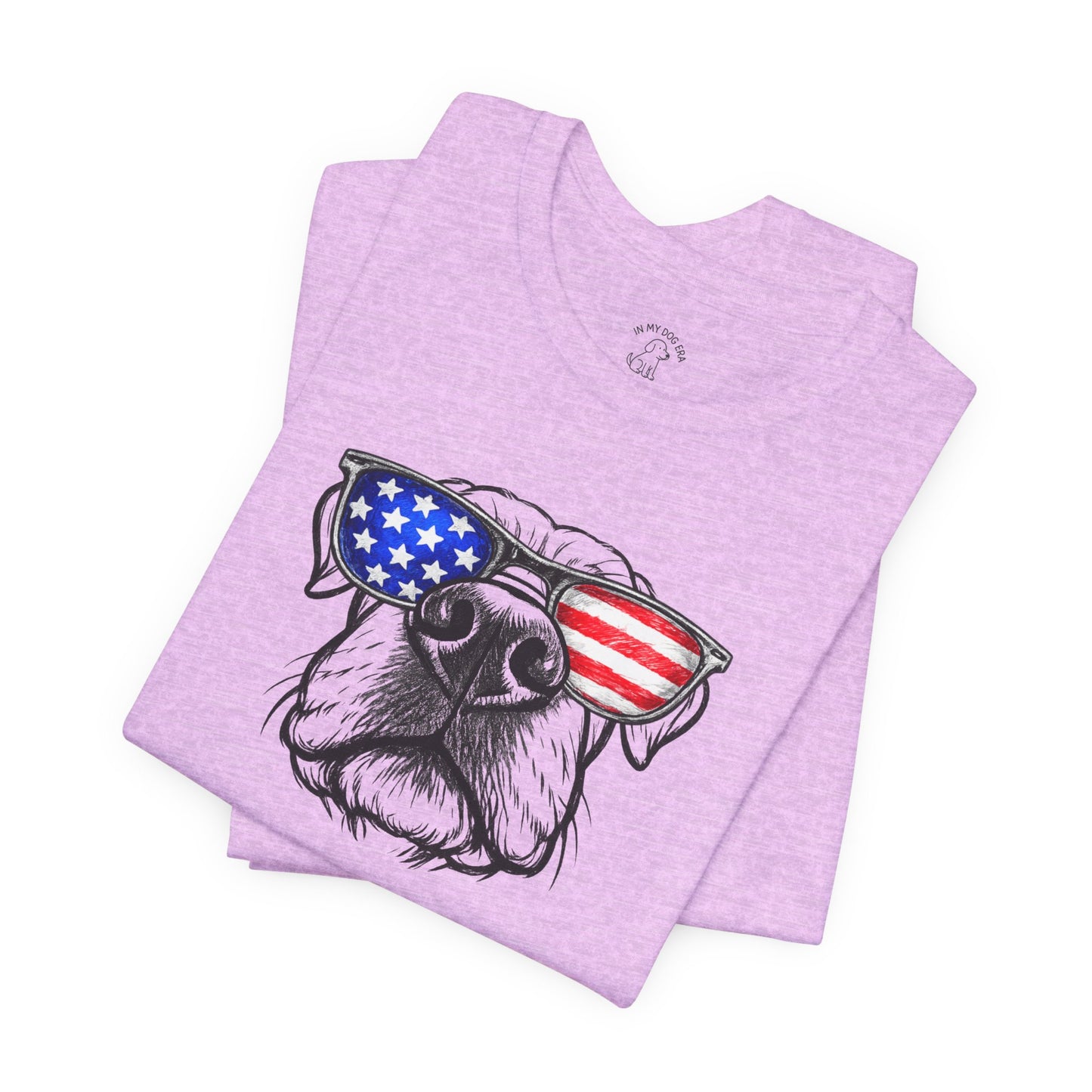 Red, White & BOOP Cane Corso T-Shirt (Natural Ears)