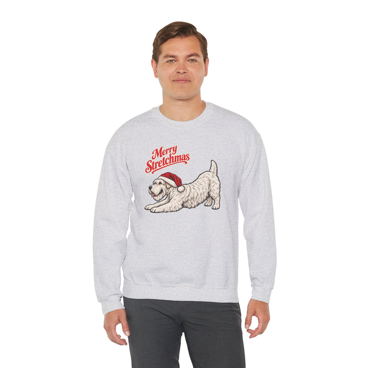 Sealyham Terrier Christmas Sweatshirt | Merry Stretchmas