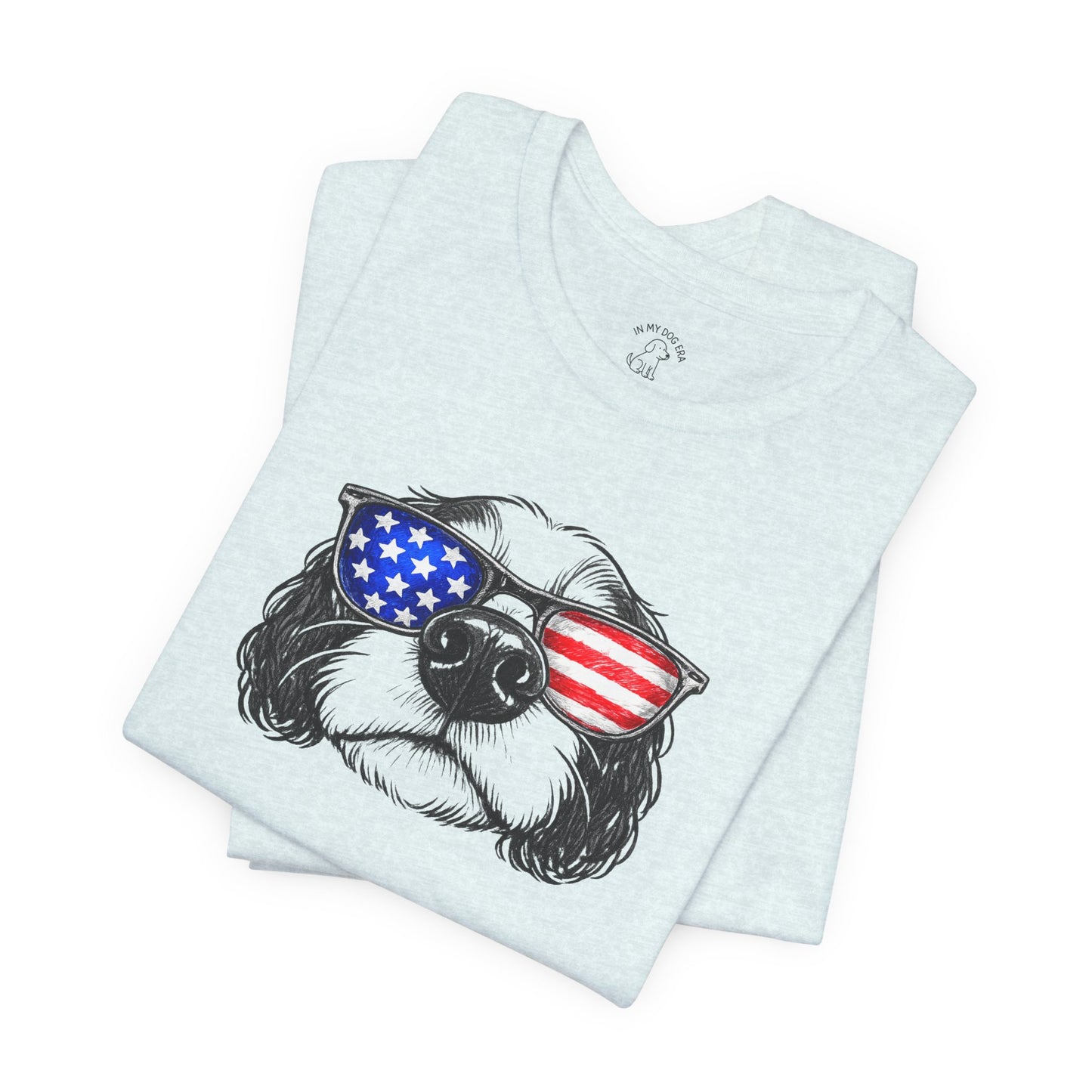 Red, White & BOOP Cavalier King Charles Spaniel T-Shirt